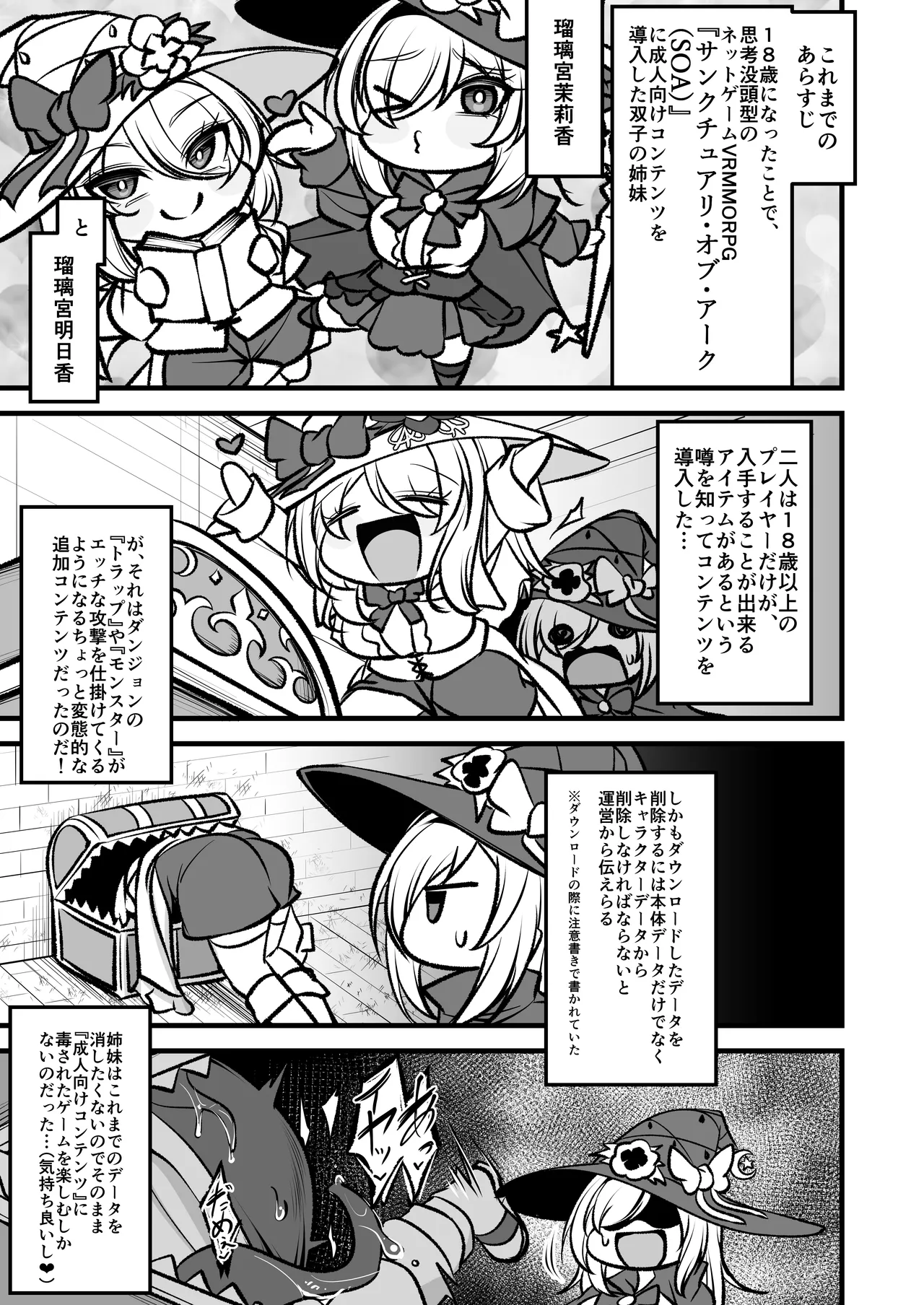 Sankutyuari obu A-ku ~Simai ma Dousi to Ero Torappu Danzyon~ page 2 full