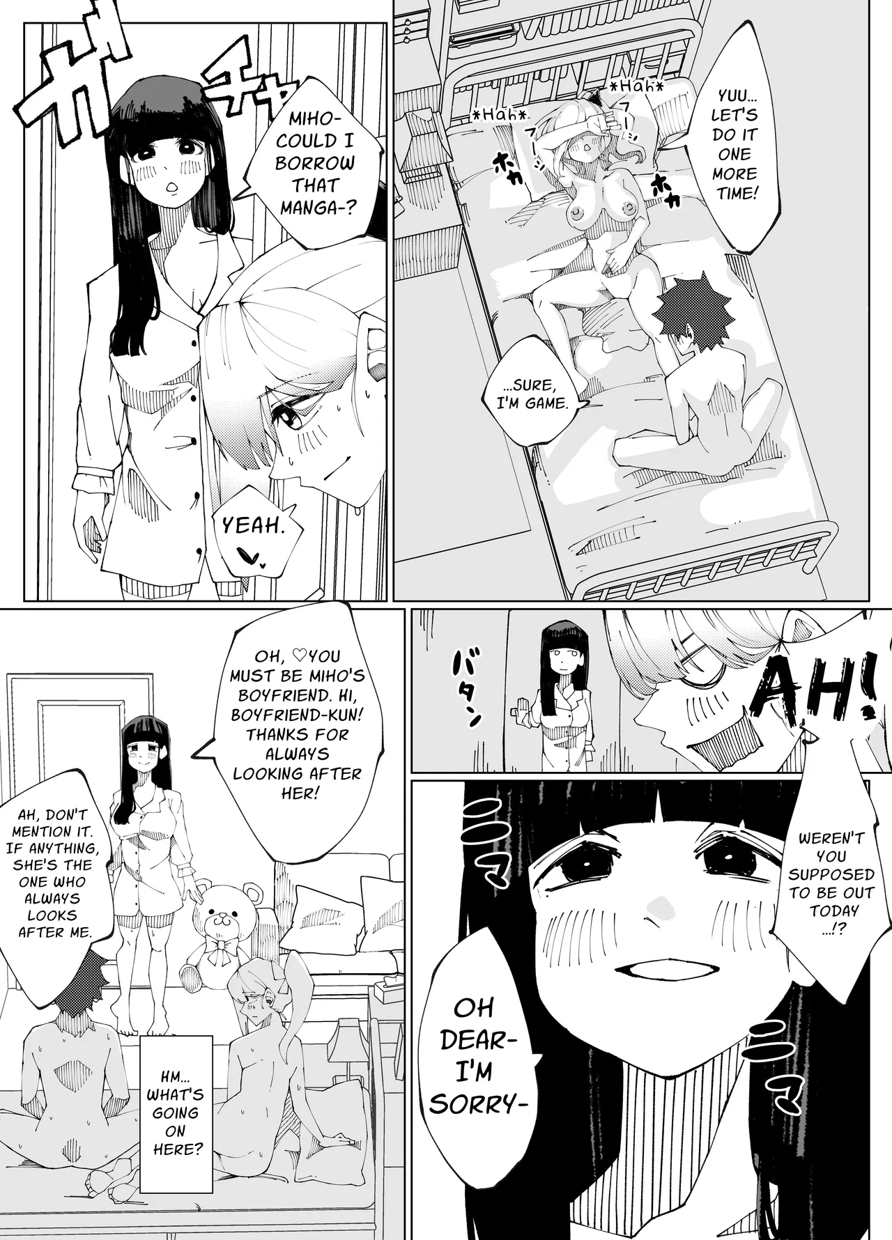 Shimai no Amai Ana Kurabe | Comparing Sisters' Sweet Holes page 7 full