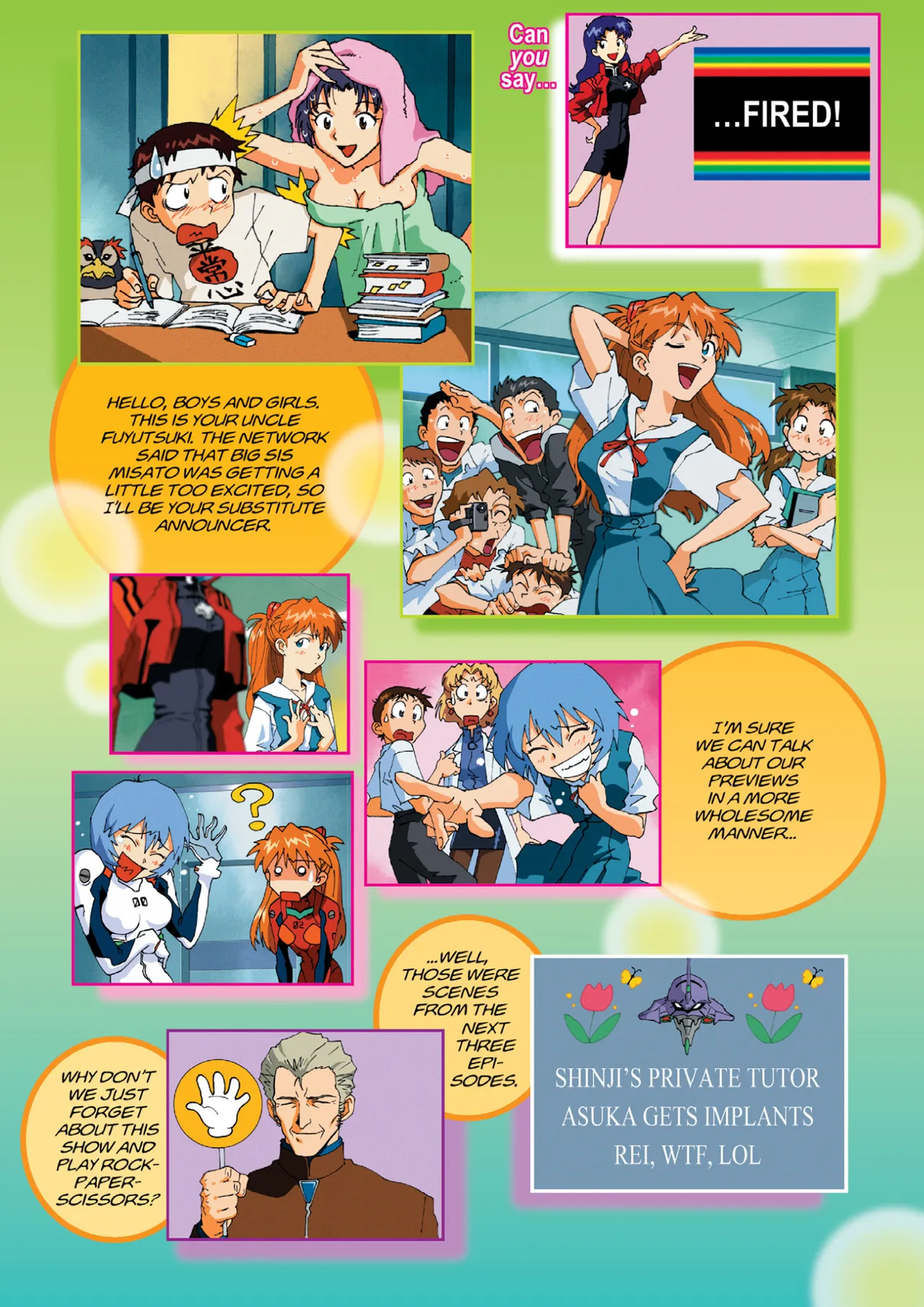 Tony Takezaki's Neon Genesis Evangelion page 8 full