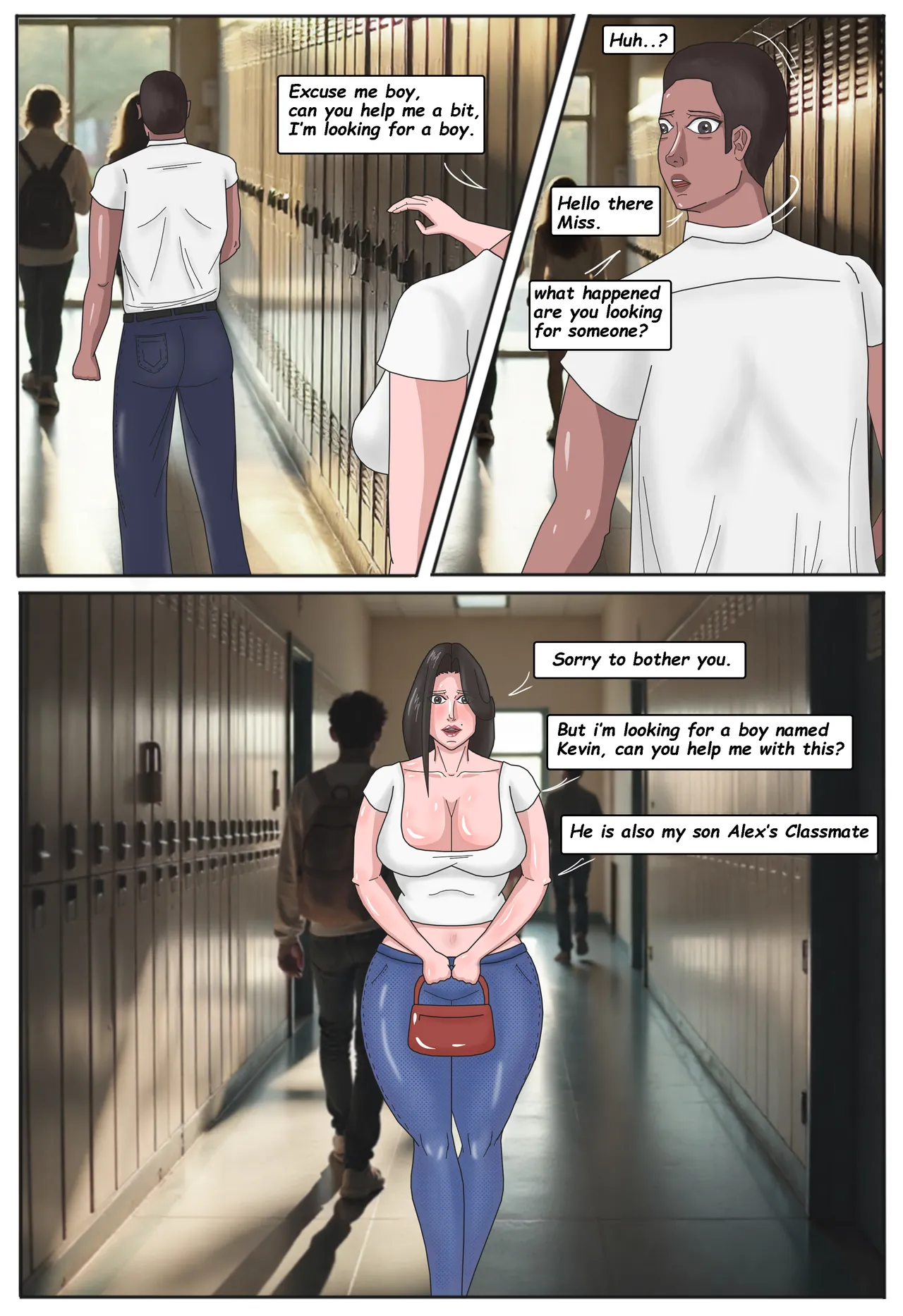 Mom handles the Bully Part- 01 page 5 full
