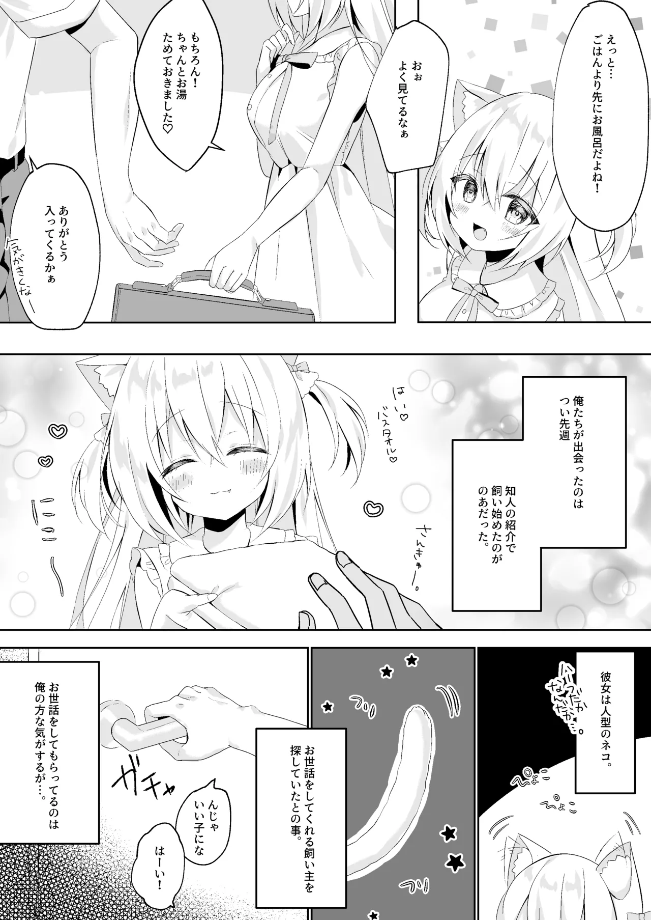 発情ネコのお世話の仕方1〜2総集編 page 3 full