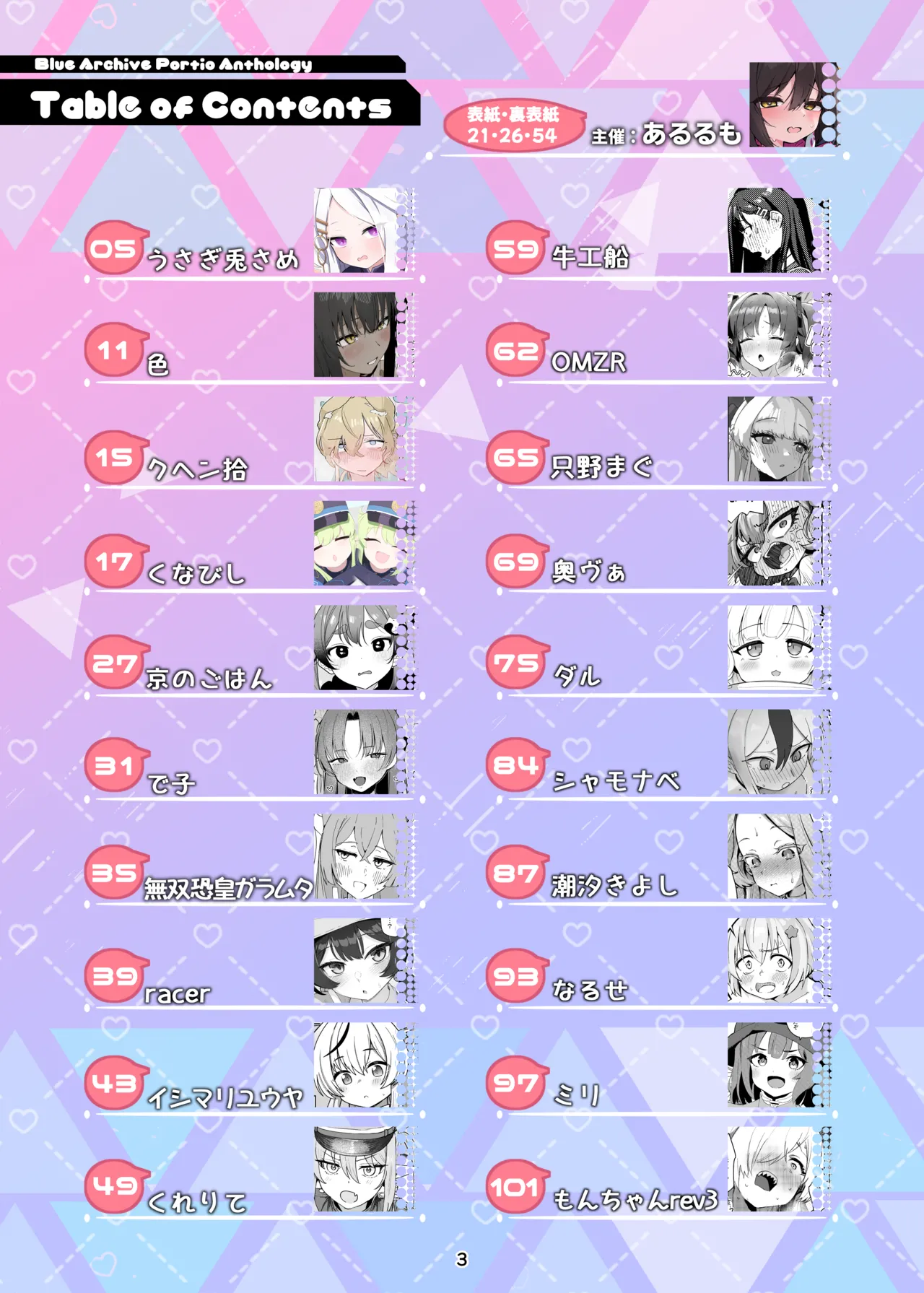 Blue Archive Portio Anthology page 3 full