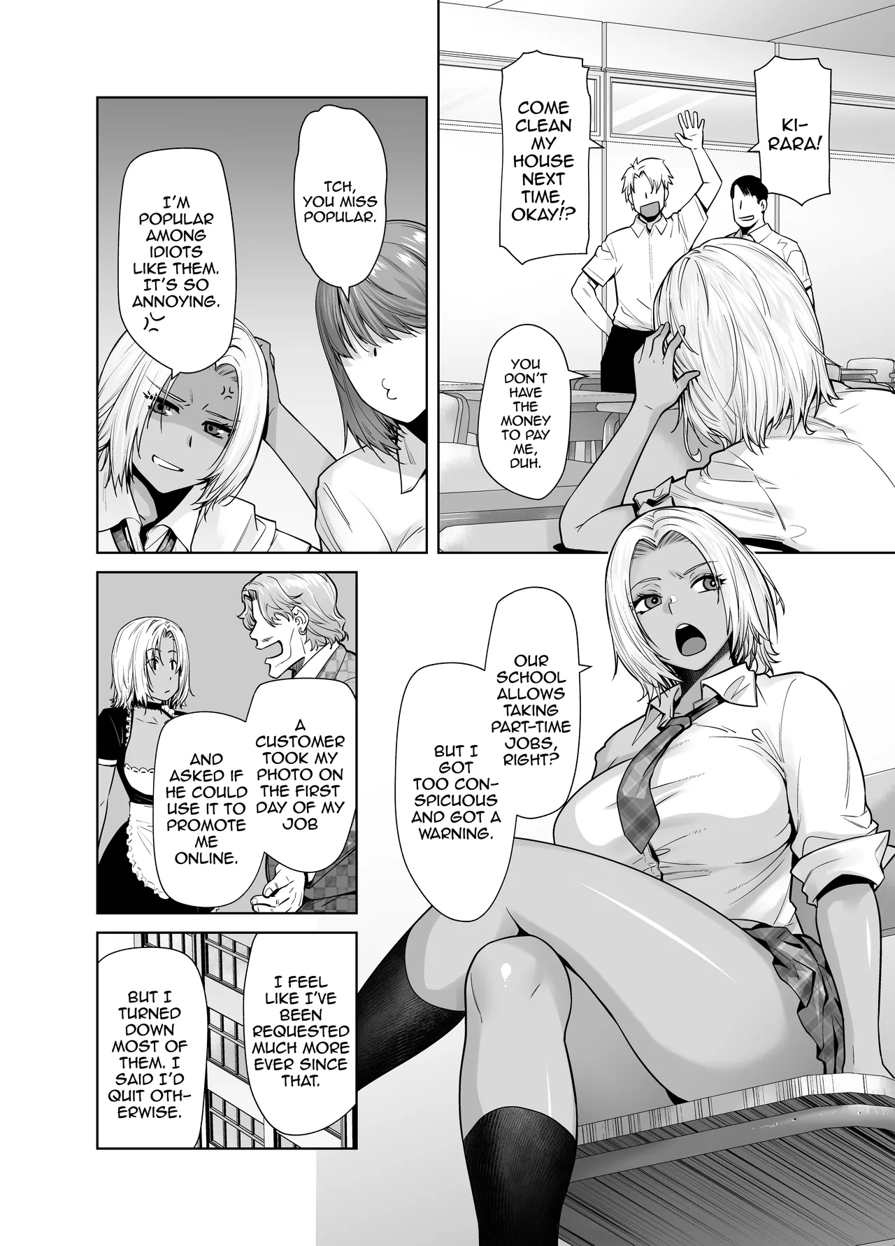 Tannin no Meido ni Nacchatta KURO GAL 2 /  The Black Gal Who Became The Homeroom Teacher's Maid 2 page 6 full