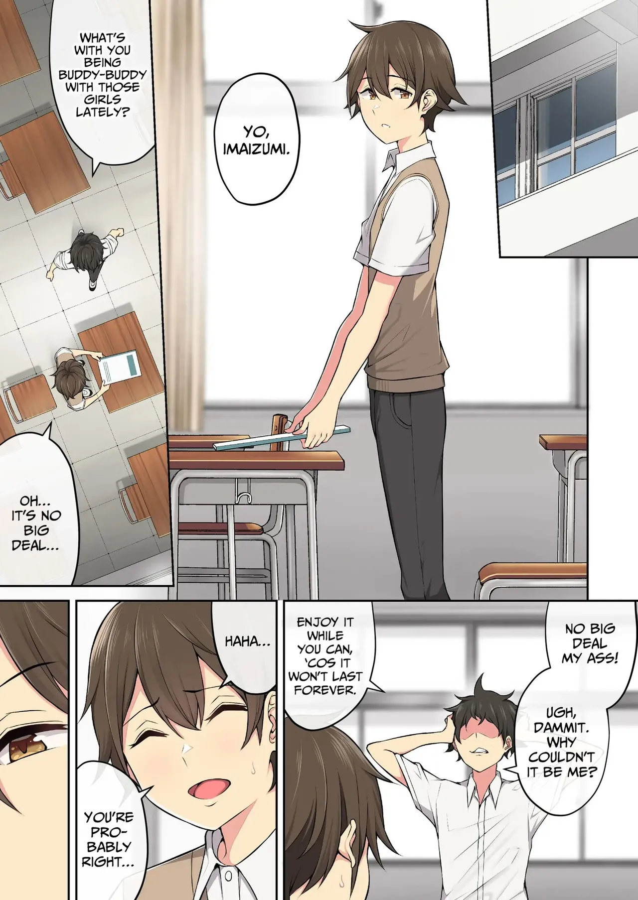 Imaizumi Brings All The Gyarus To His House 3 + Bonus page 2 full