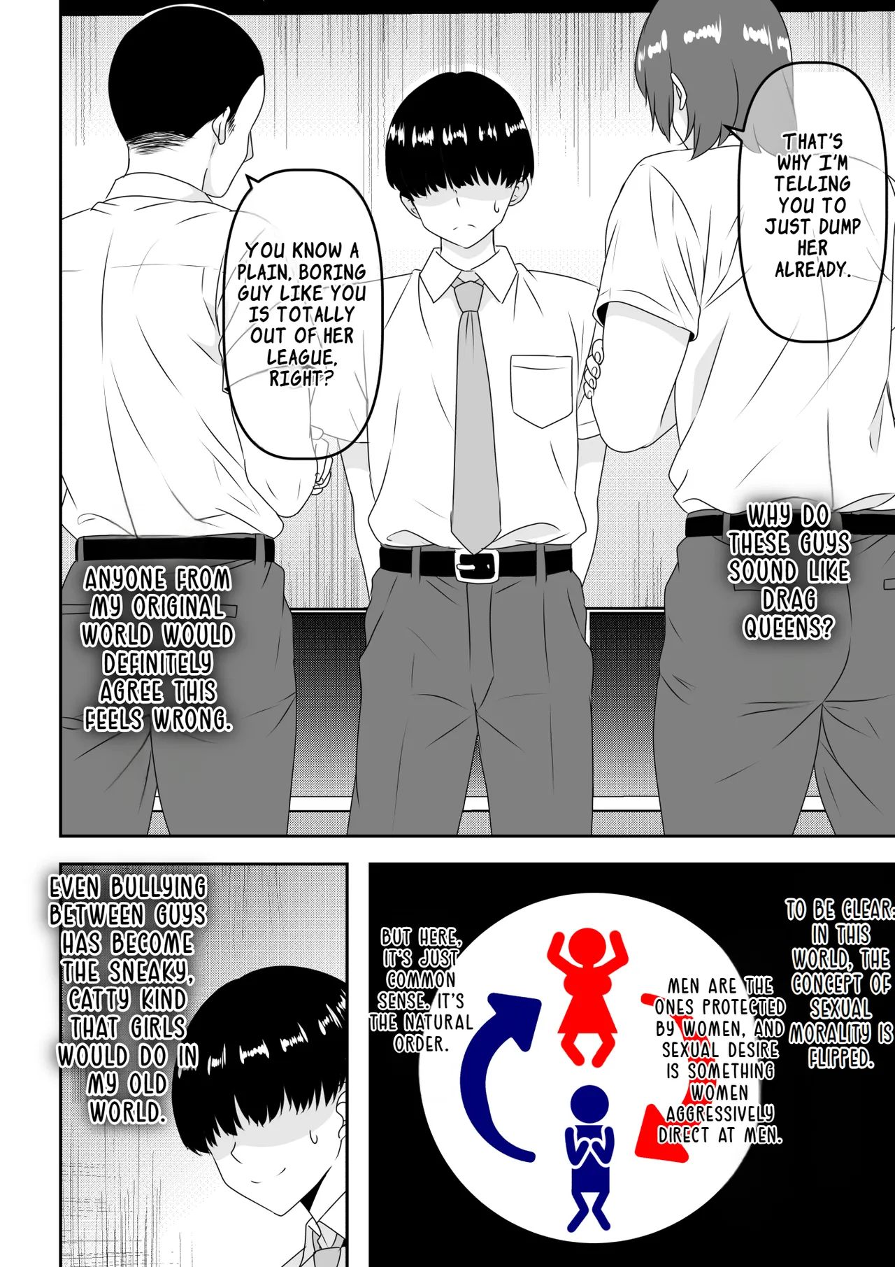 Teisou Gyakuten - Tayoreru Oujisama-kei no Senpai, Hatsu H de Kusso Nasakenai Koshiheko Sourou Sex o Urou Shiteshimau | Chastity Reversal- The Reliable Prince-Type Senpai Is Pathetically Quick in Bed During Our First Time page 3 full