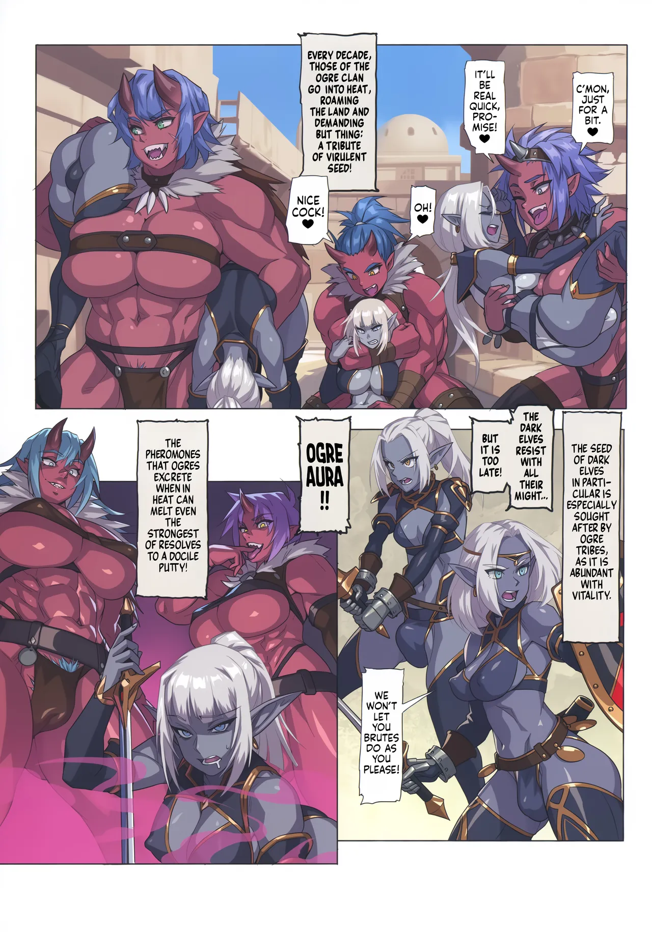 Ogre tai Dark Elf Soushuuhen Plus | Ogre Vs Dark Elf Omnibus Plus page 6 full
