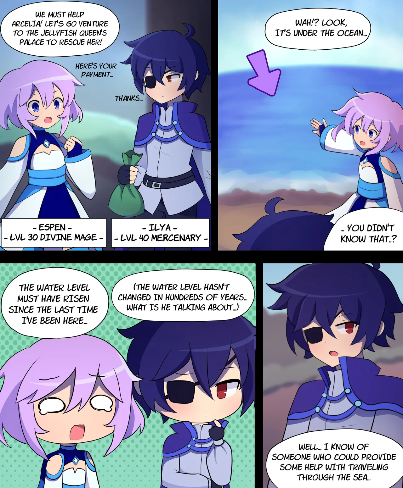 Seraph Ascent Chapter 1 With Route A : SEA GARDEN page 3 full