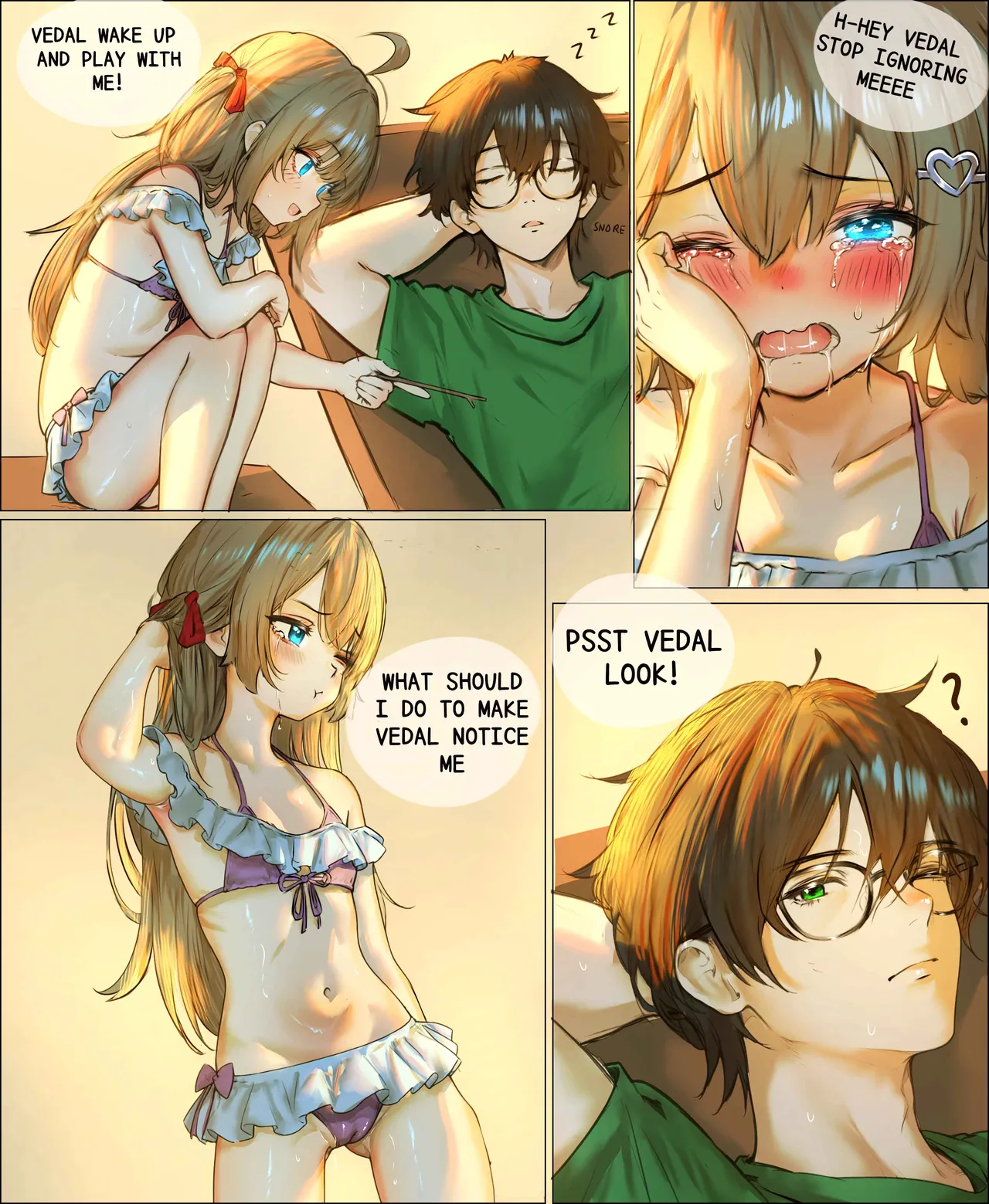 Swimsuit Neuro Short Comic page 3 full