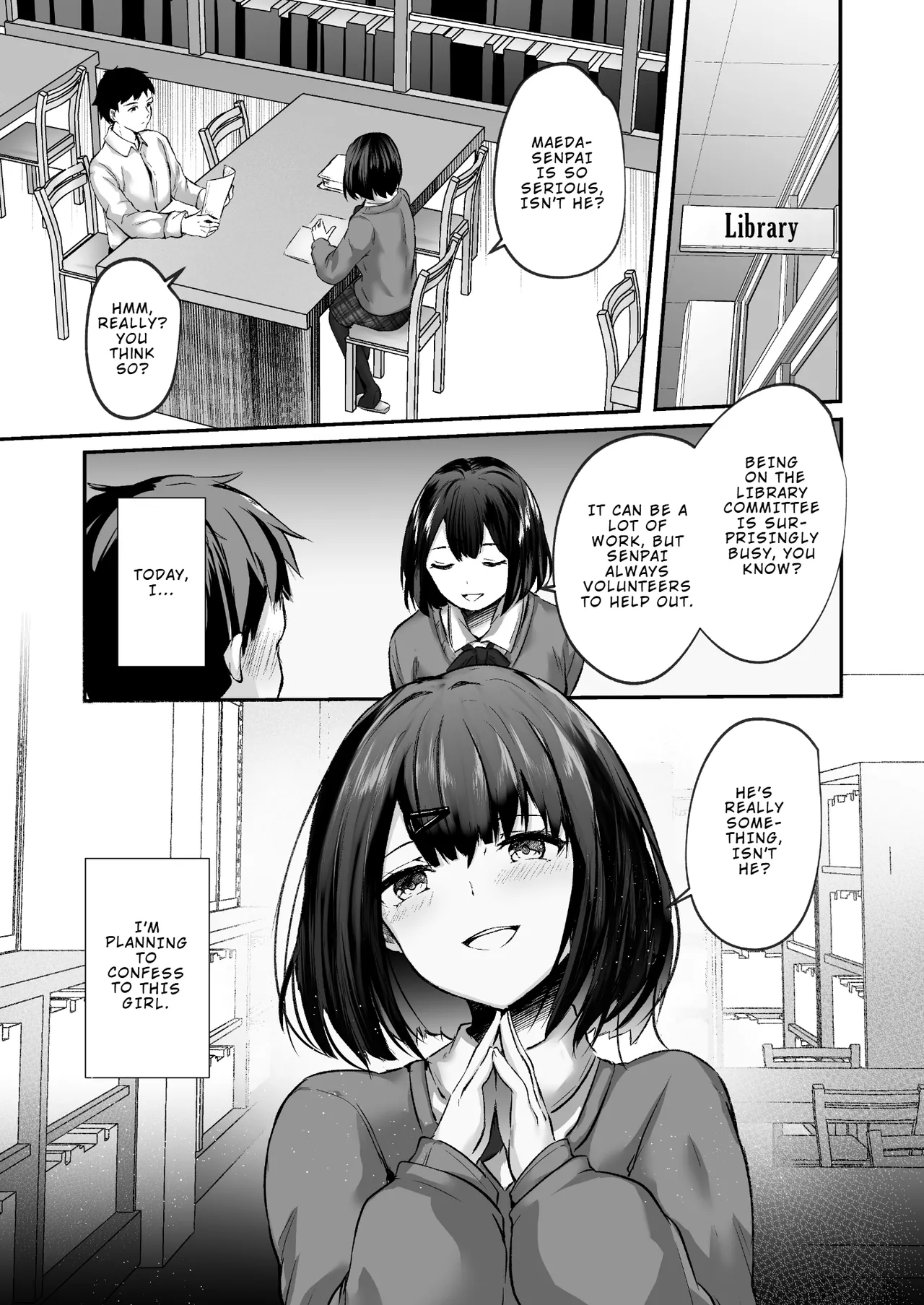 Senpai, Tabete mo Ii desu ka? | Senpai, is it okay for me to eat you up? page 3 full