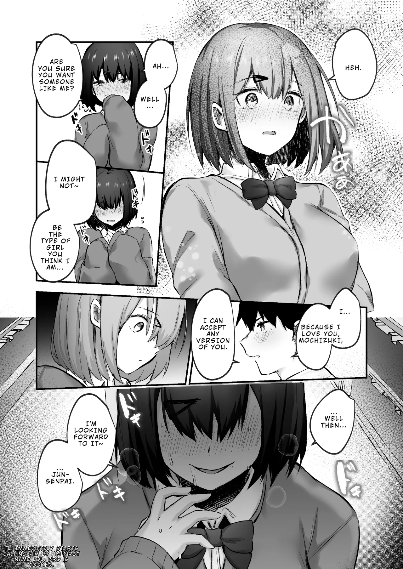 Senpai, Tabete mo Ii desu ka? | Senpai, is it okay for me to eat you up? page 5 full