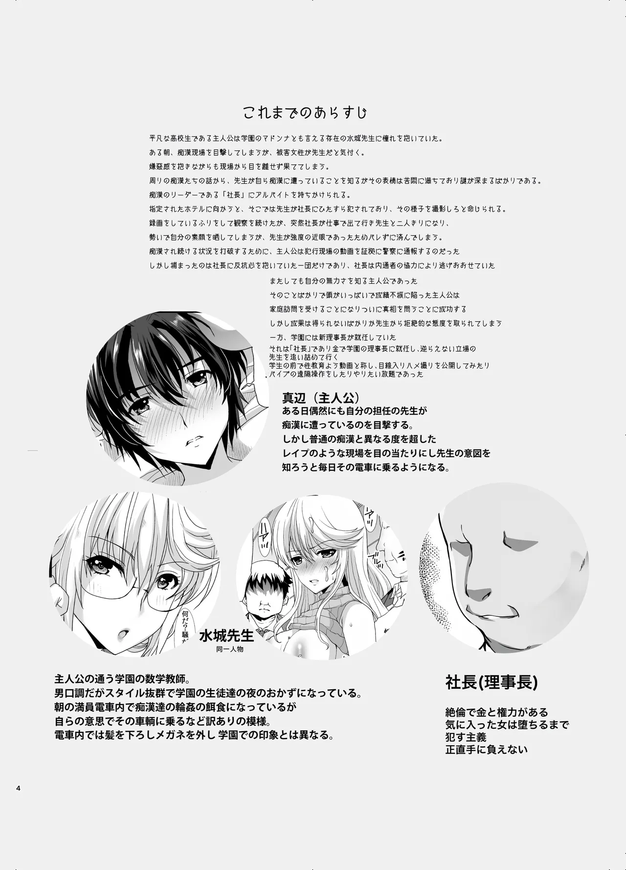 Akogare no Sensei wa Chikan Densha de Choukyouzumi Deshita 8 Zenpen page 4 full