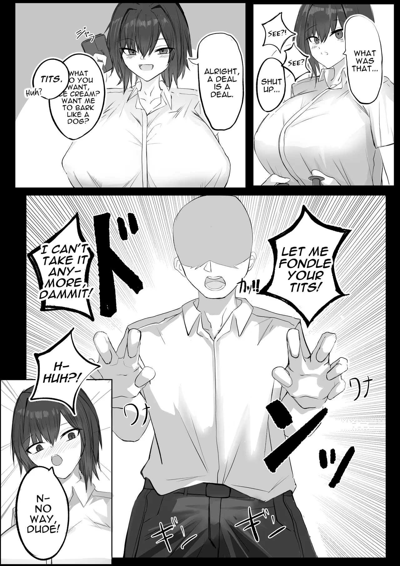Mukashi Otoko da to Omotteta J-Cup Osananajimi to H suru Hon | Sex With My J-cup Bust Friend Who I Used To Think Was A Guy page 7 full
