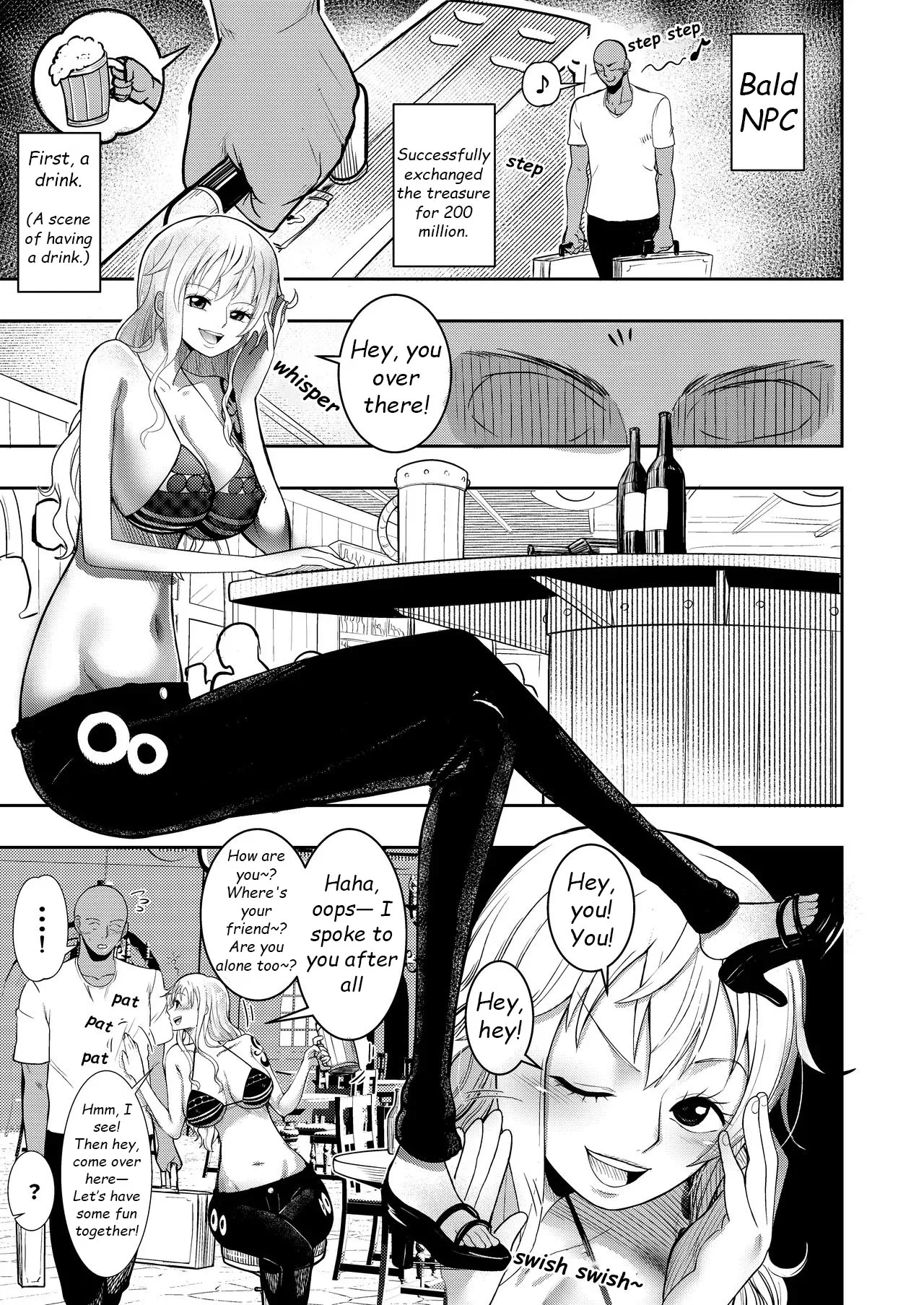 Hage Mob to Nami-san Wakarase Honban Yakyuuken page 3 full