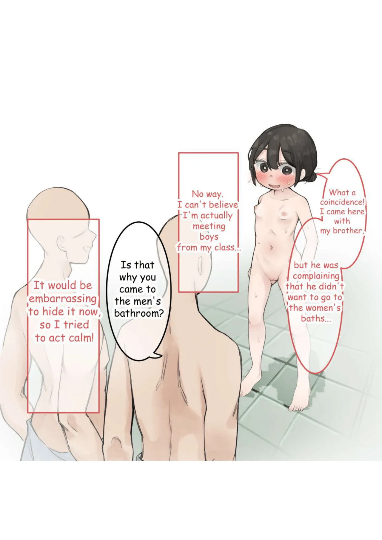 Otoko Yu de Classmate ni Souguu Shita Onnanoko I A girl ran into a classmate page 2 full