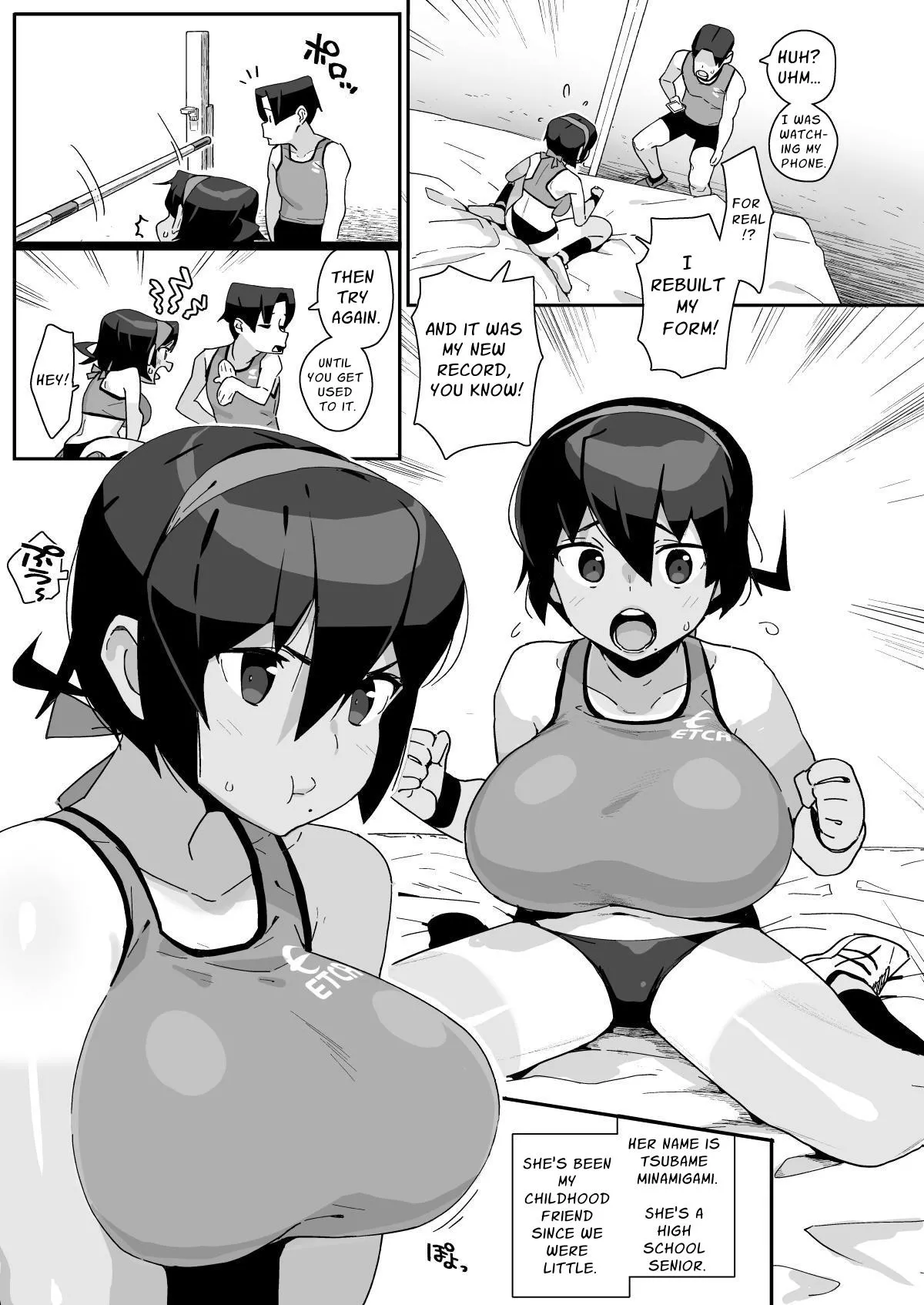 Osananajimi Rikujou Shoujo no Minamikami Tsubame, Ossan Kyoushi ni Yogosareru. | My Longtime Friend and Track & Field Athlete Tsubame Minamikami is Sullied by an Ugly Bastard page 6 full