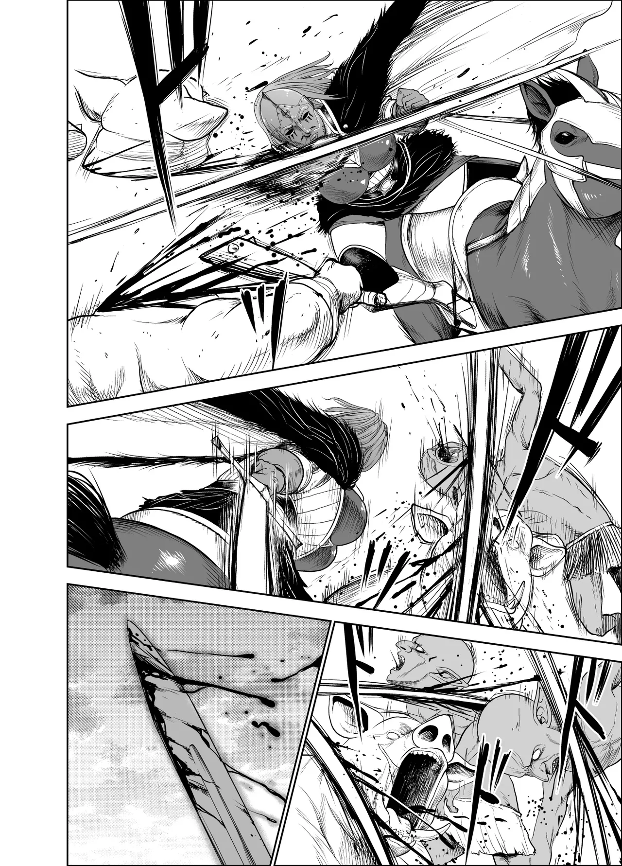 Dluminia Oukoku Monogatari-Onna shogun no zetsubo no netsubo- | 达鲁米尼亚王国物语「女将军的绝望的热望」 page 8 full