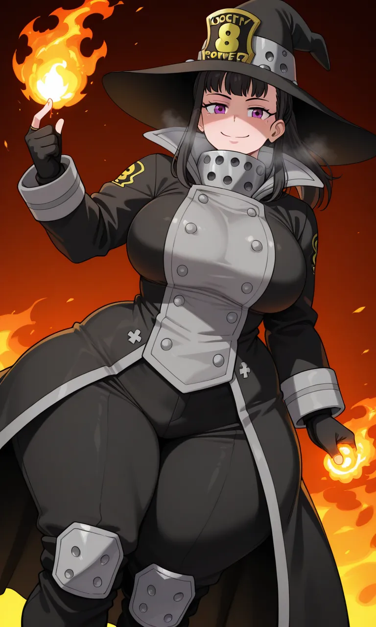 Fire Force - Maki Oze daidoujipv ai generated page 8 full