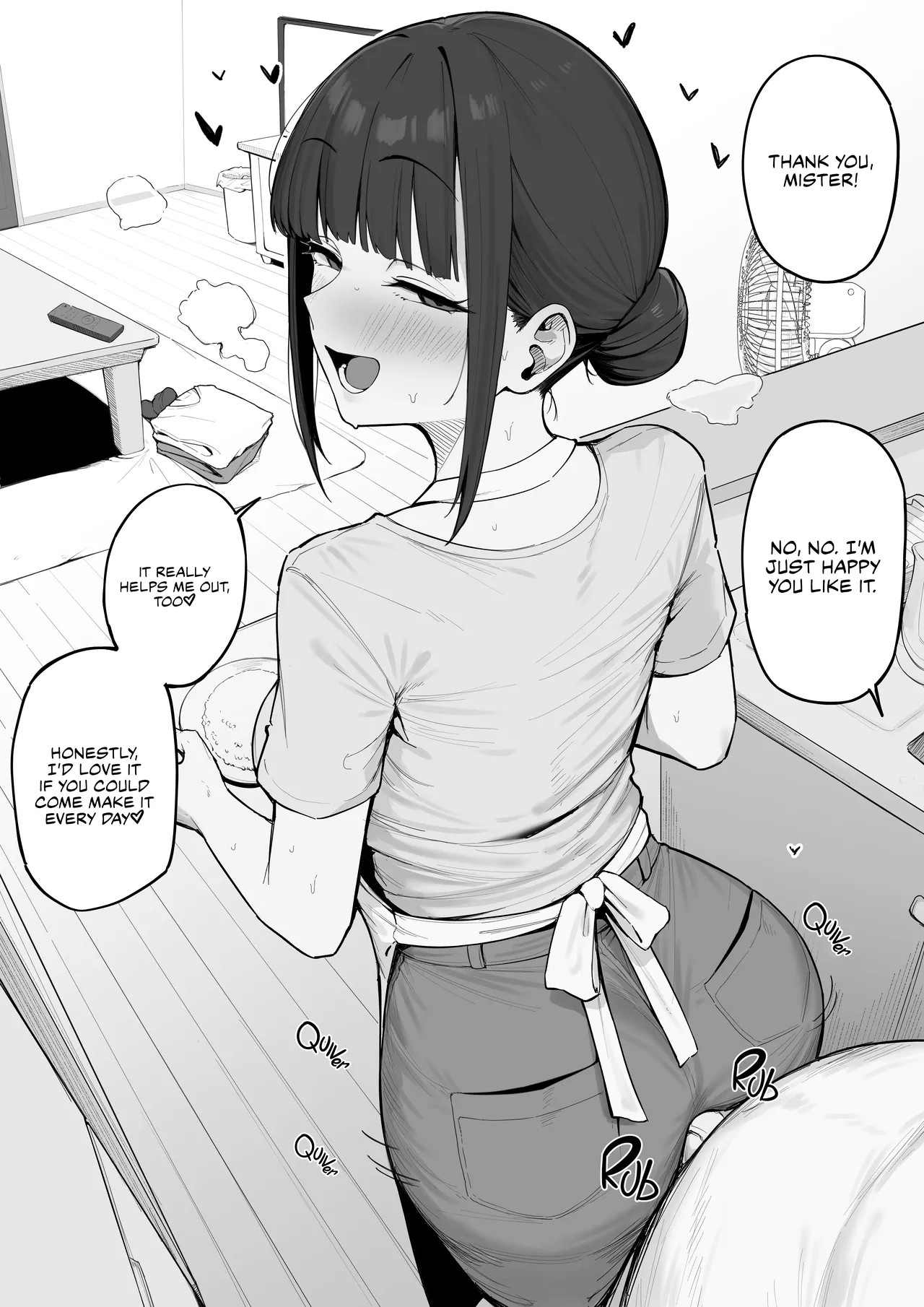 Hiru ni wa Tekoki de Shiboritoru Hitozuma-san | A married woman who drains a man off with a handjob during the day page 7 full