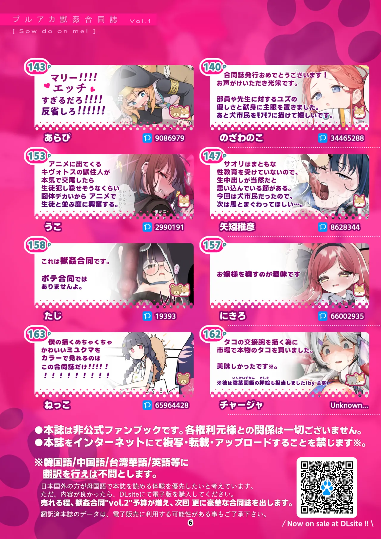 BluArch Juukan Goudoushi Sow do on me! vol.1 | Blue Archive Beastiality Anthology Sow do on me! vol.1 page 6 full