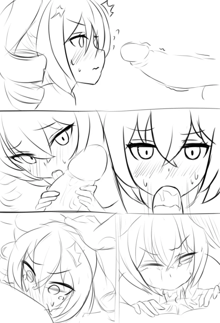 Bronya Zaychik Haxxor Bunny sketches page 2 full