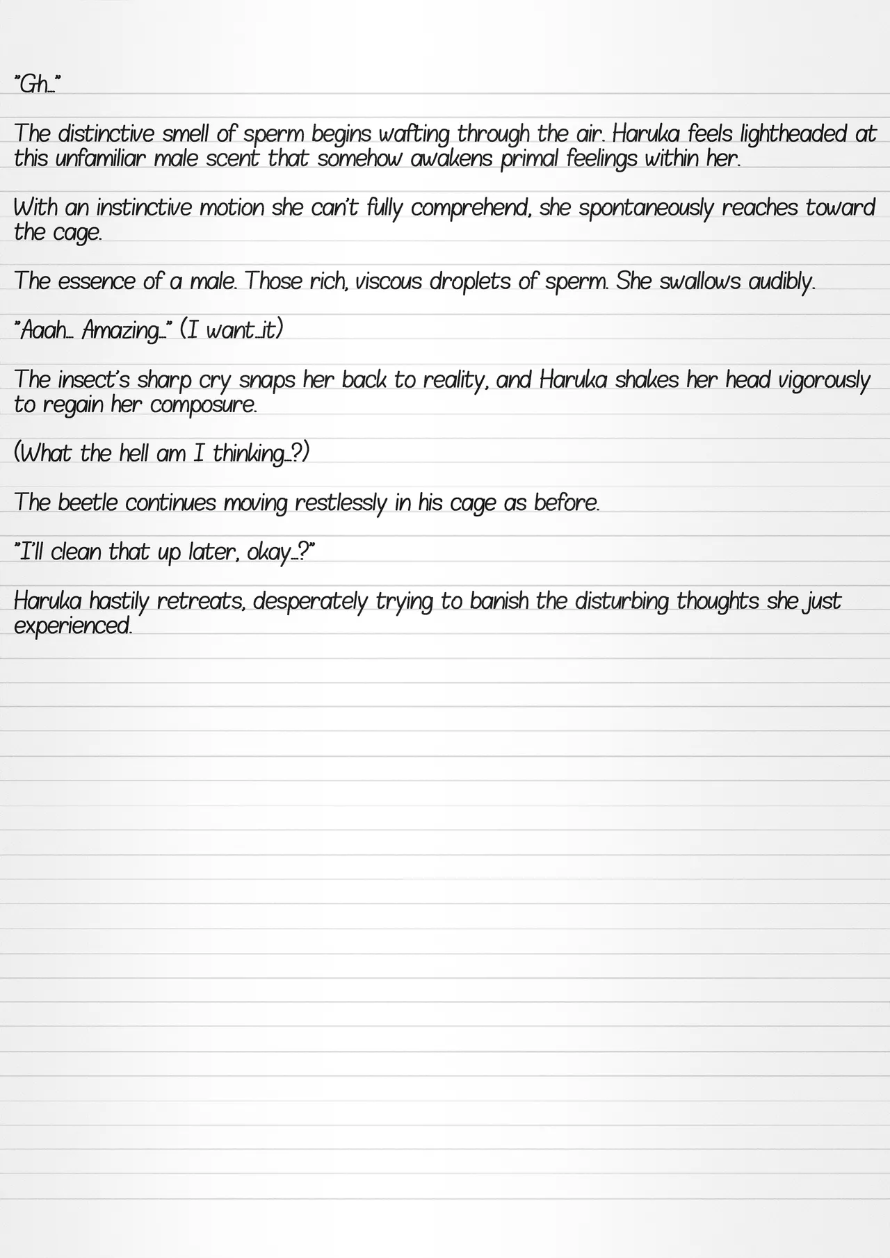 Misuke's Short Stories 27 - Haruka & Tiger Beetle page 7 full