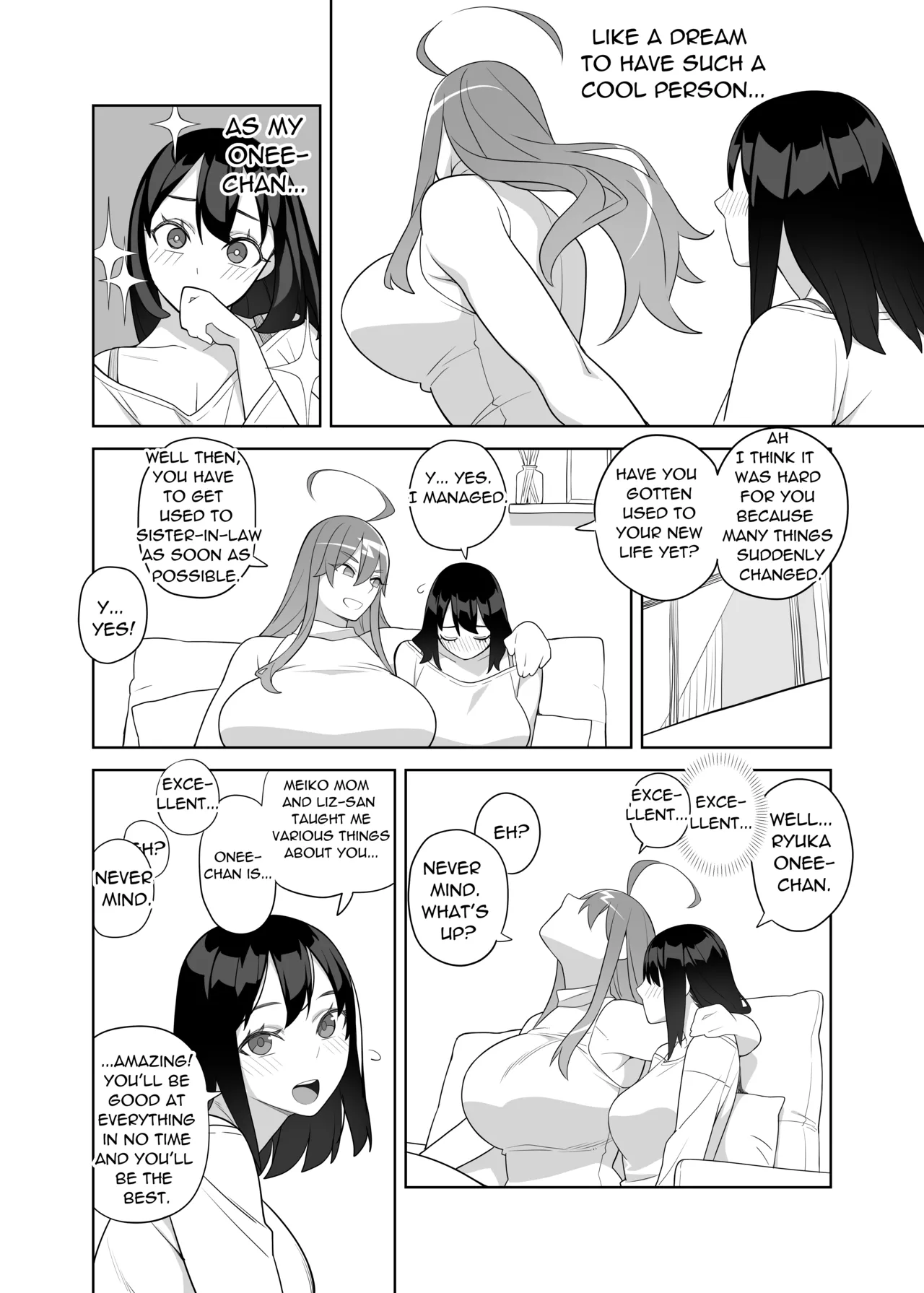 Busty Lewd Sisters are the Principal's Women | Bakunyū shisutāzu wa gakuen-chō no on'na | page 9 full