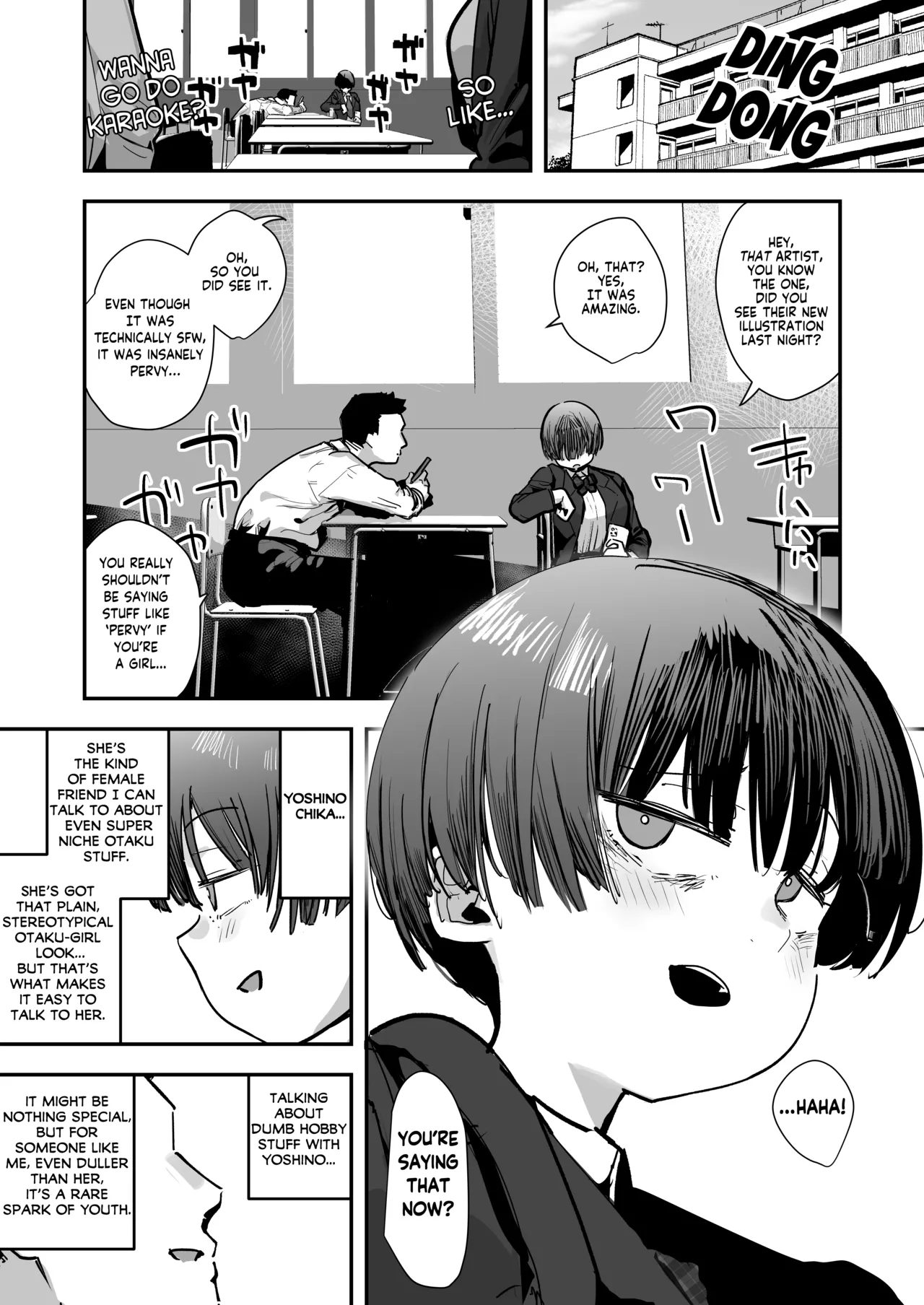 Bokutachi, Seiheki Friend. ~Onna Tomodachi no Aidokusho wa Ore no Daisuki na 'Chin Kagi Ero Manga' deshita~ Zenpen | My best friend was into the "cock-sniffing doujin" that I love! And now we're pervy sex friends! Part 1 page 2 full