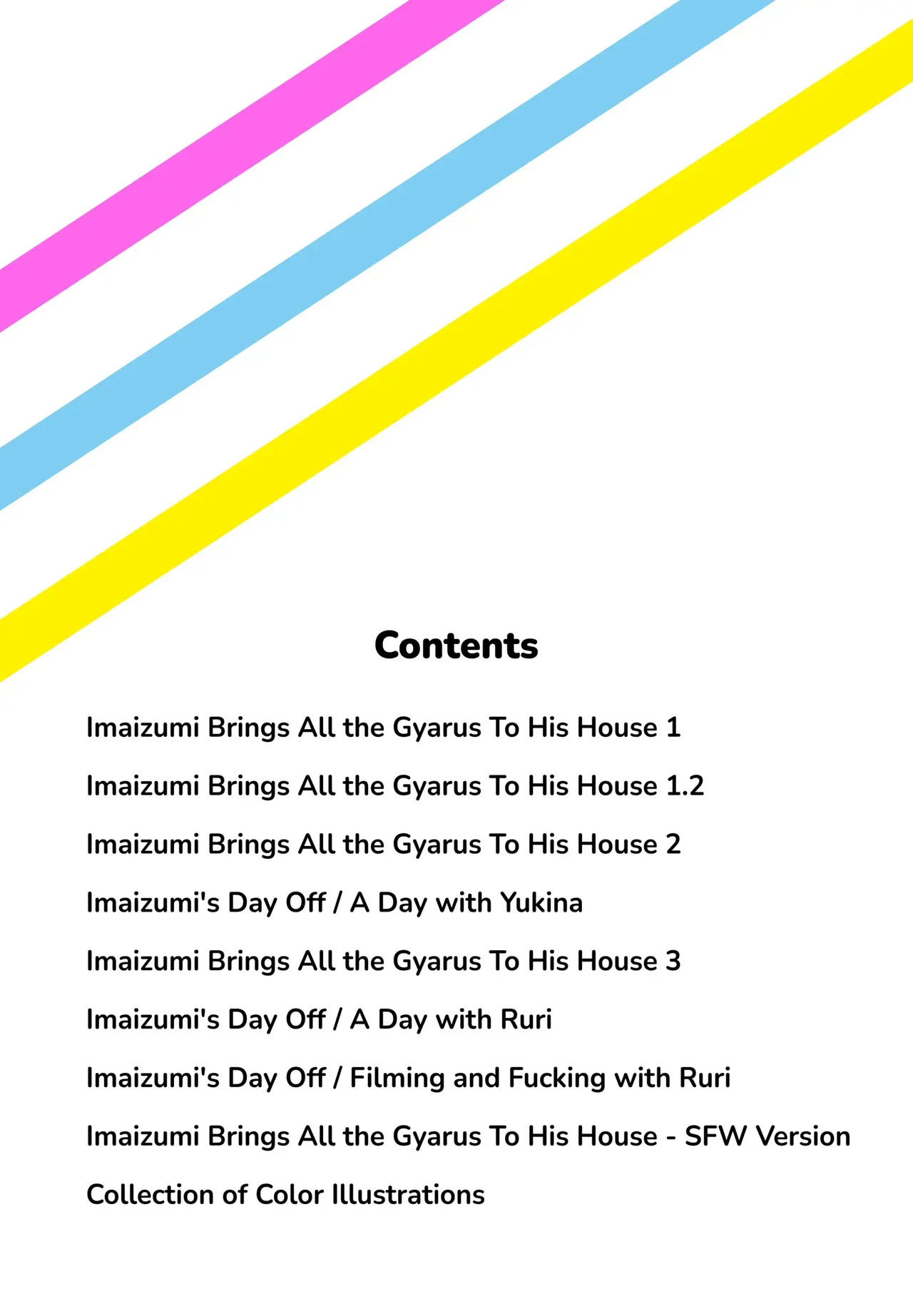 Imaizumin's house is a place for gals to gather 1-6 Bonus page 2 full