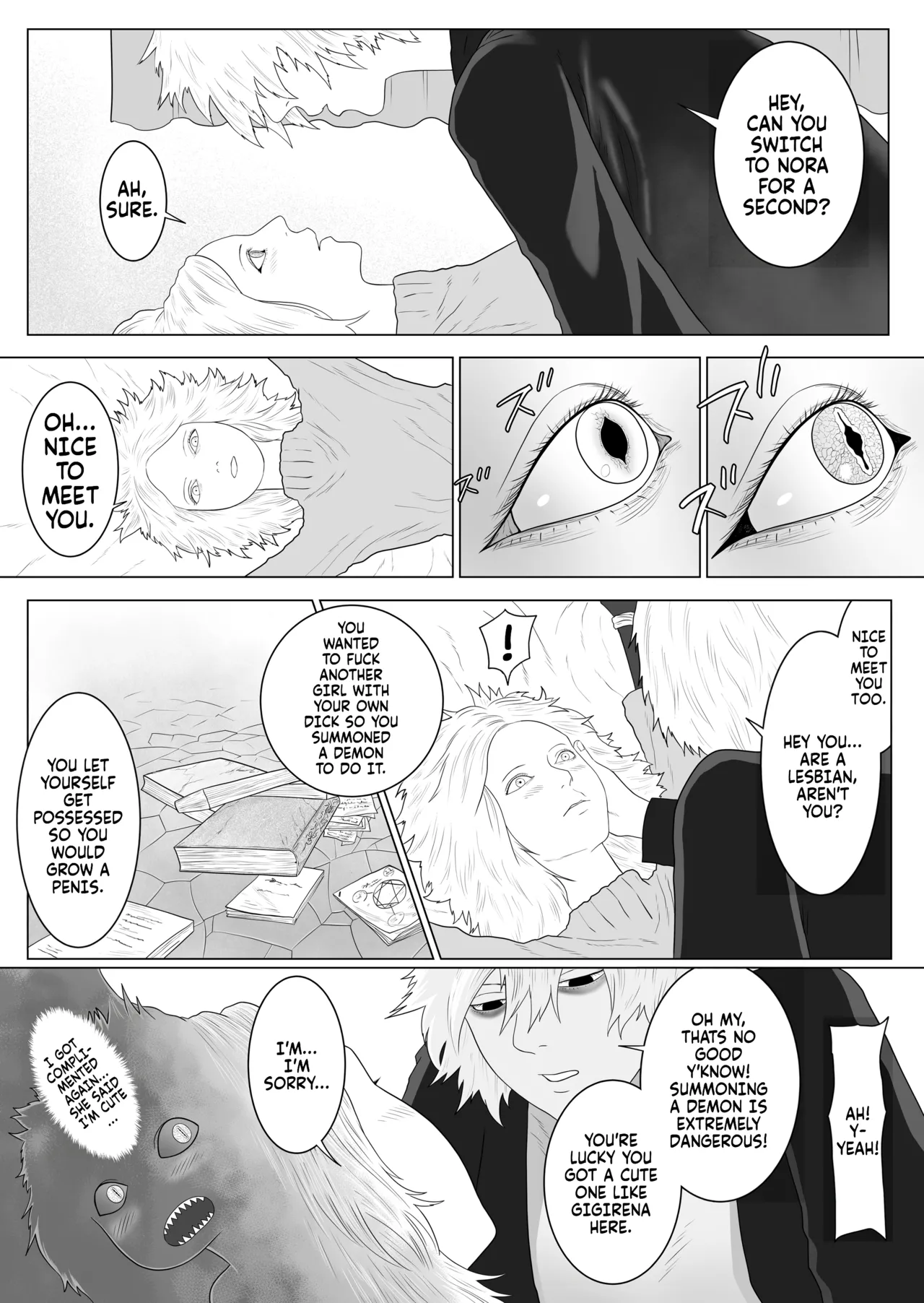 Futanari Akuma to Akuma Haraishi | The Futanari Demon and the Exorcist page 10 full