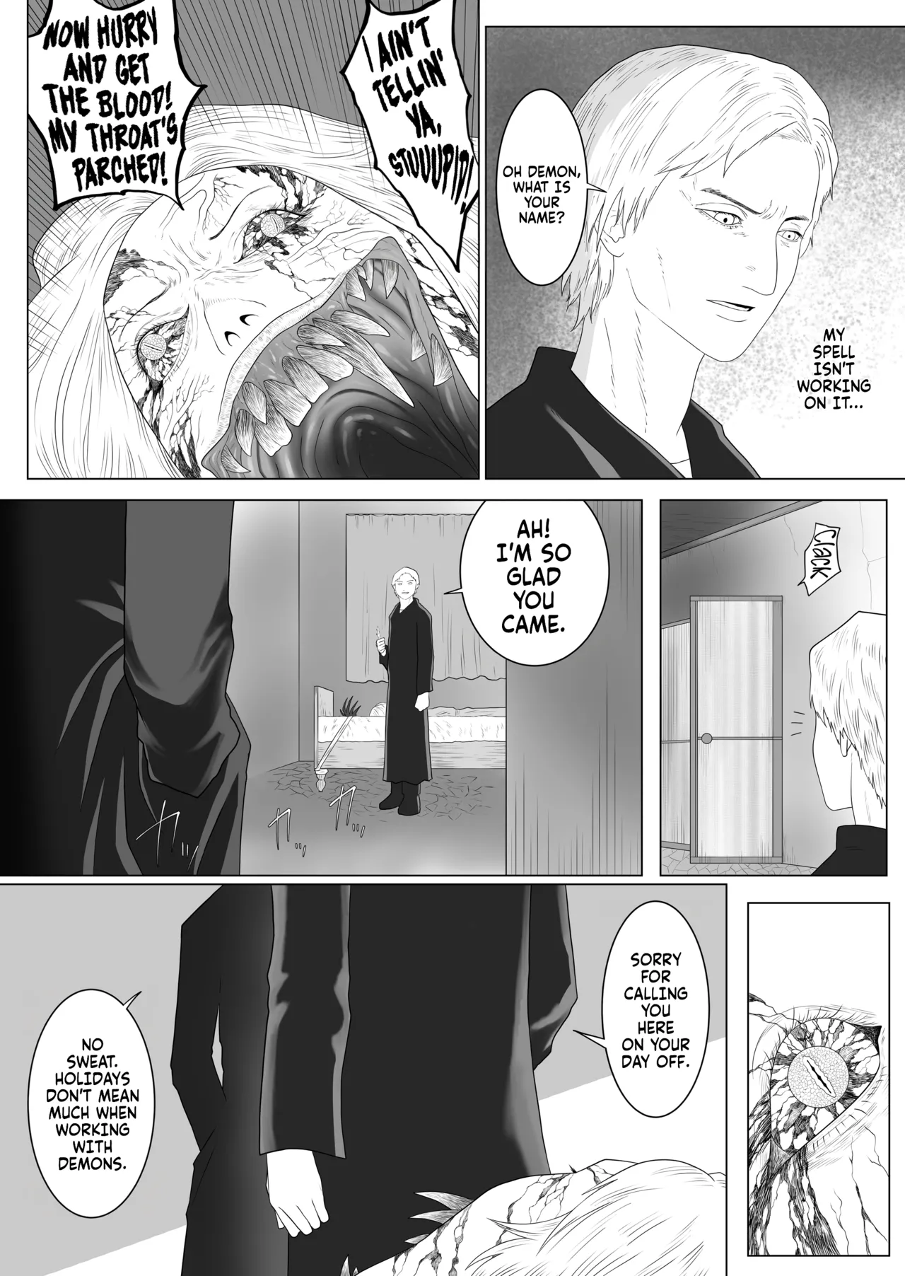 Futanari Akuma to Akuma Haraishi | The Futanari Demon and the Exorcist page 5 full