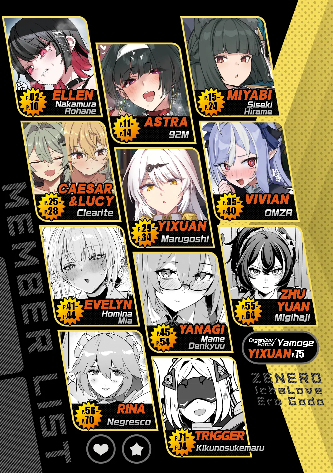 ZenZero Icha Love Ero Goudou "ZenEro" Vol.2 | Zenless Zone Zero Lovey-Dovey Erotic Anthology "ZenEro" Vol.2 page 2 full