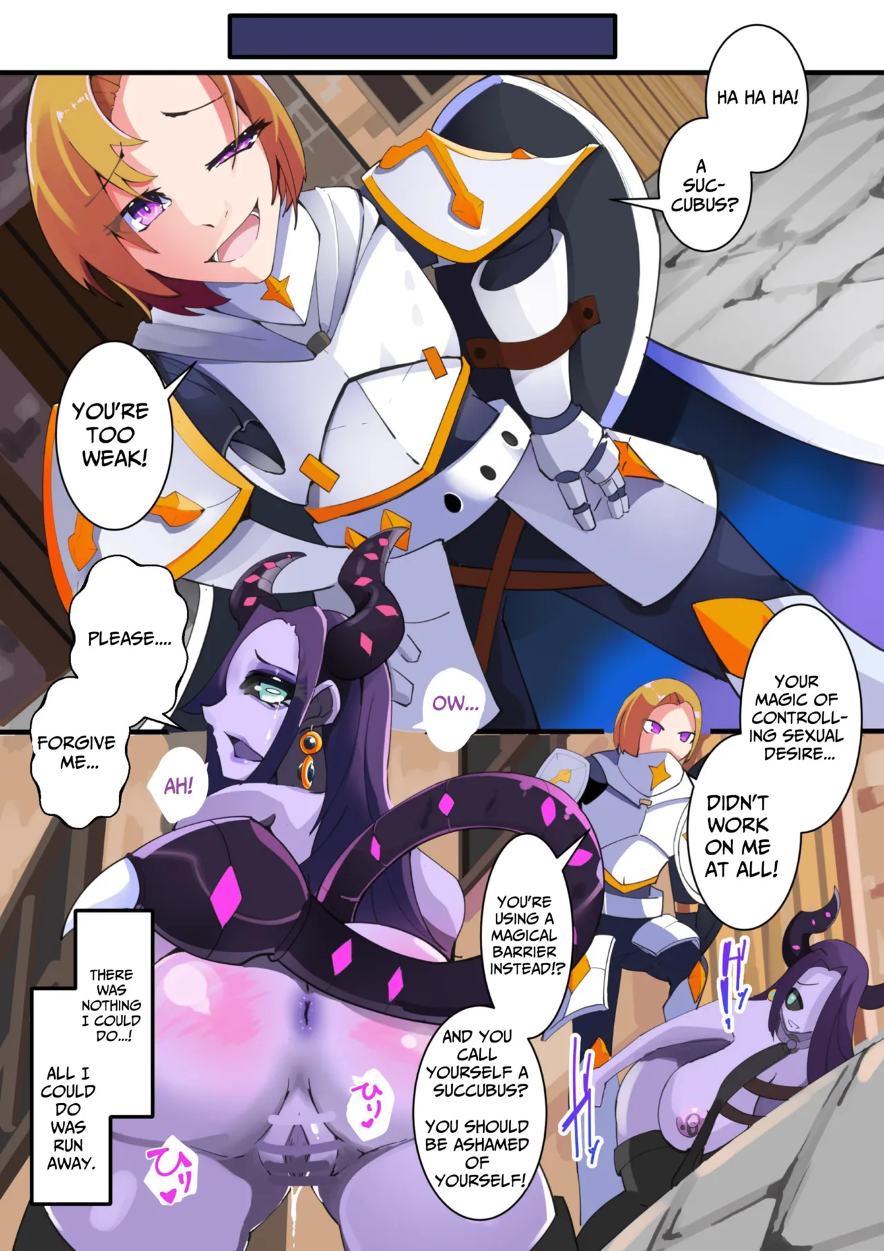TSF Succubus Transformation Erotic Trap Dungeon & Erotic Equipment Ch. 1 page 3 full
