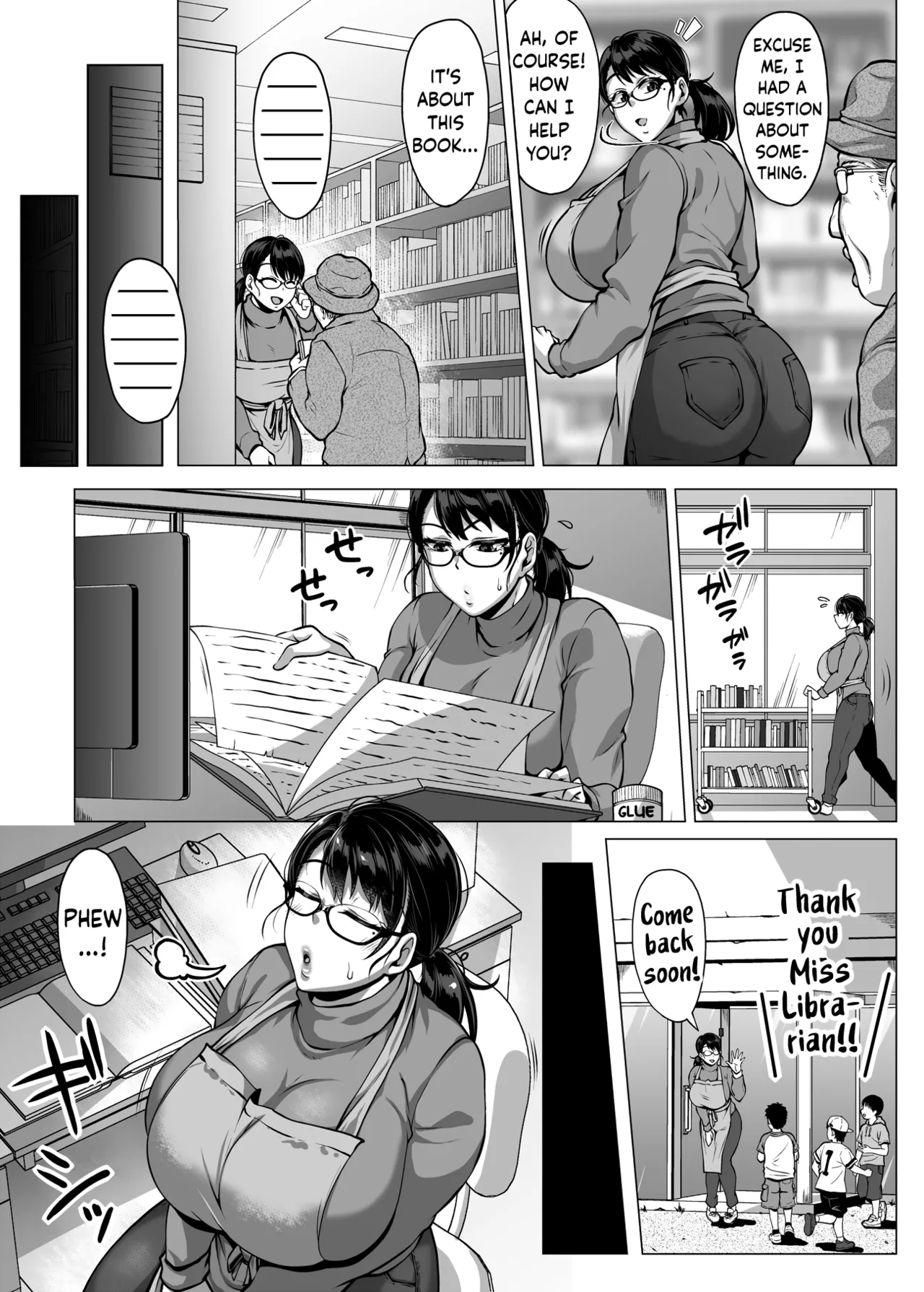 Omanko o Kashidashite Kureru Dosukebe Shisho-san | Lewd Librarian: Pussy for Loan page 4 full