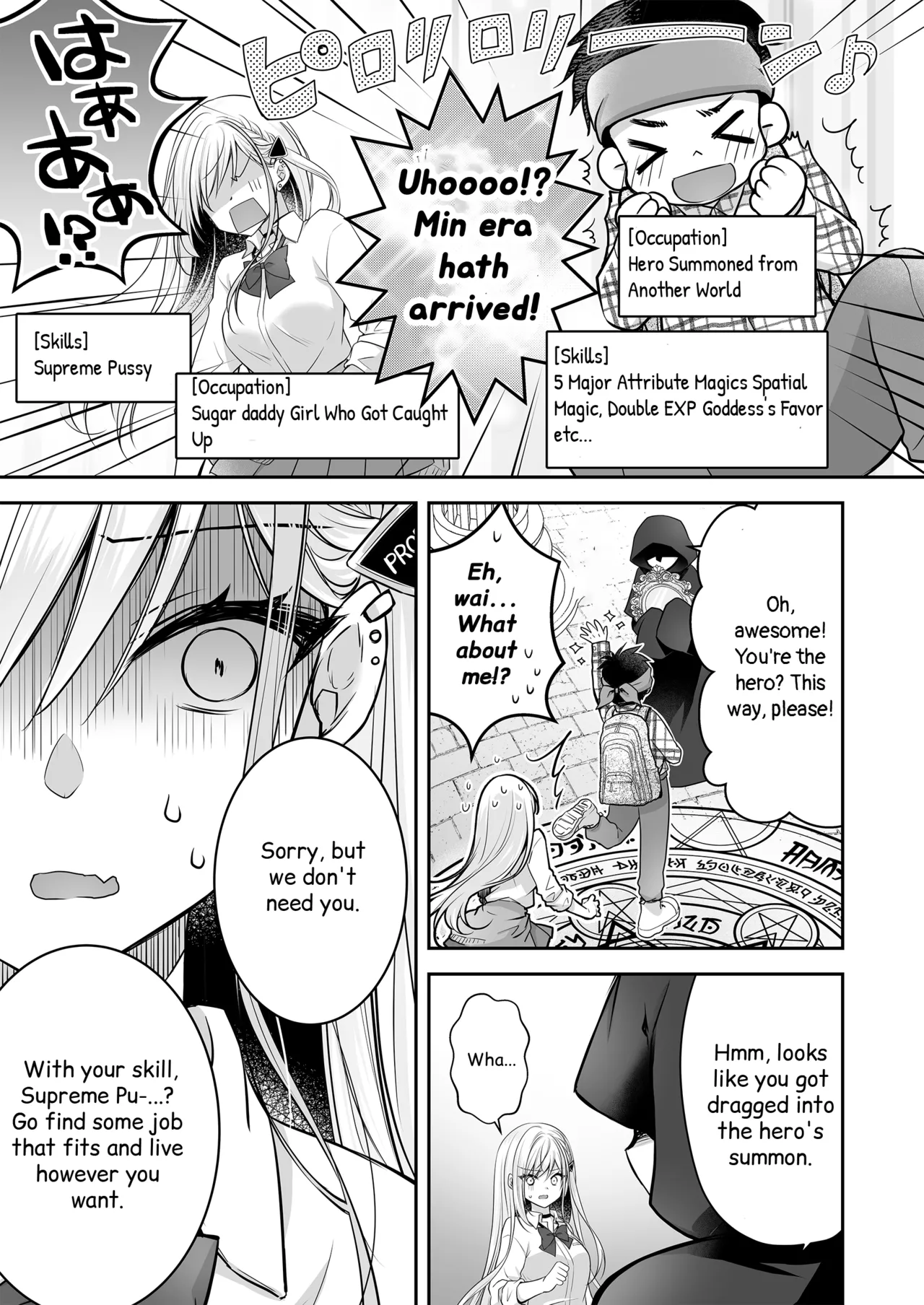 Isekai Gangrape III ~I Took Life Lightly as a Sugar Baby—But My Skill Turned Out to Be Top-Tier Pussy That Makes Dicks Line Up Instantlyt~ + Isekai Gangrape Side Story: Two Saintesses Arc ~Today Too, We'll Do Our Best as a Meat Toilet On Duty★~ page 9 full