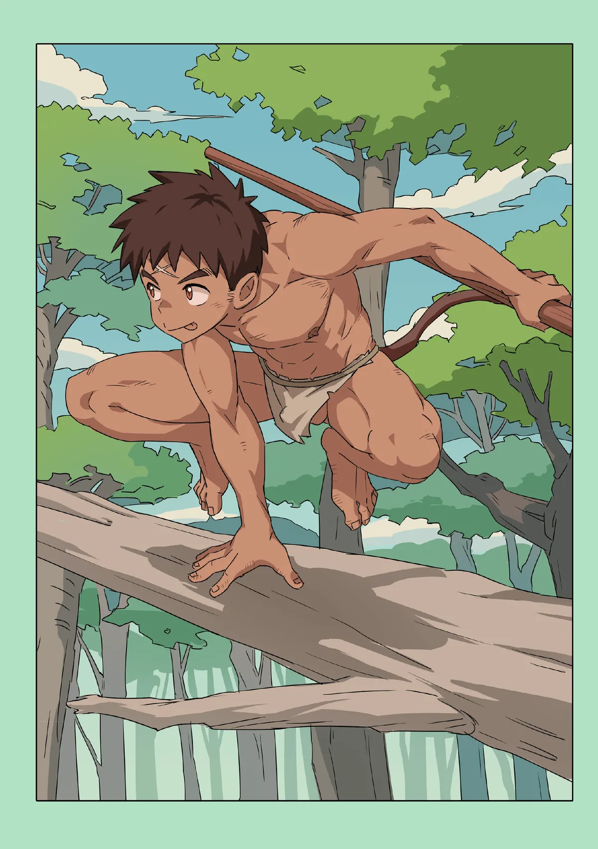 Wild monkey boy vol.1 page 6 full