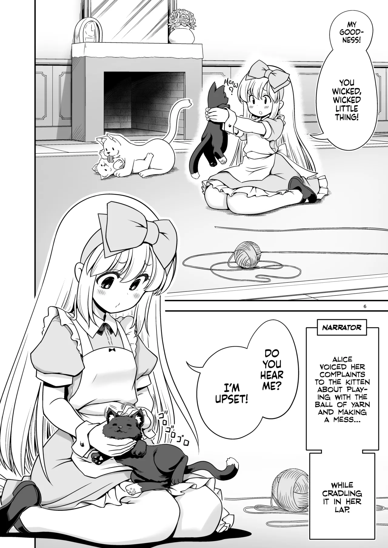 Monogatari Dori ni Shika Ugokenai Ehon no Naka no Alice-tachi wa Kagami no Kuni demo Ecchi na Koto Yaritai Houdai | Having My Way With Alice And Friends In The World Beyond The Mirror Too! page 6 full