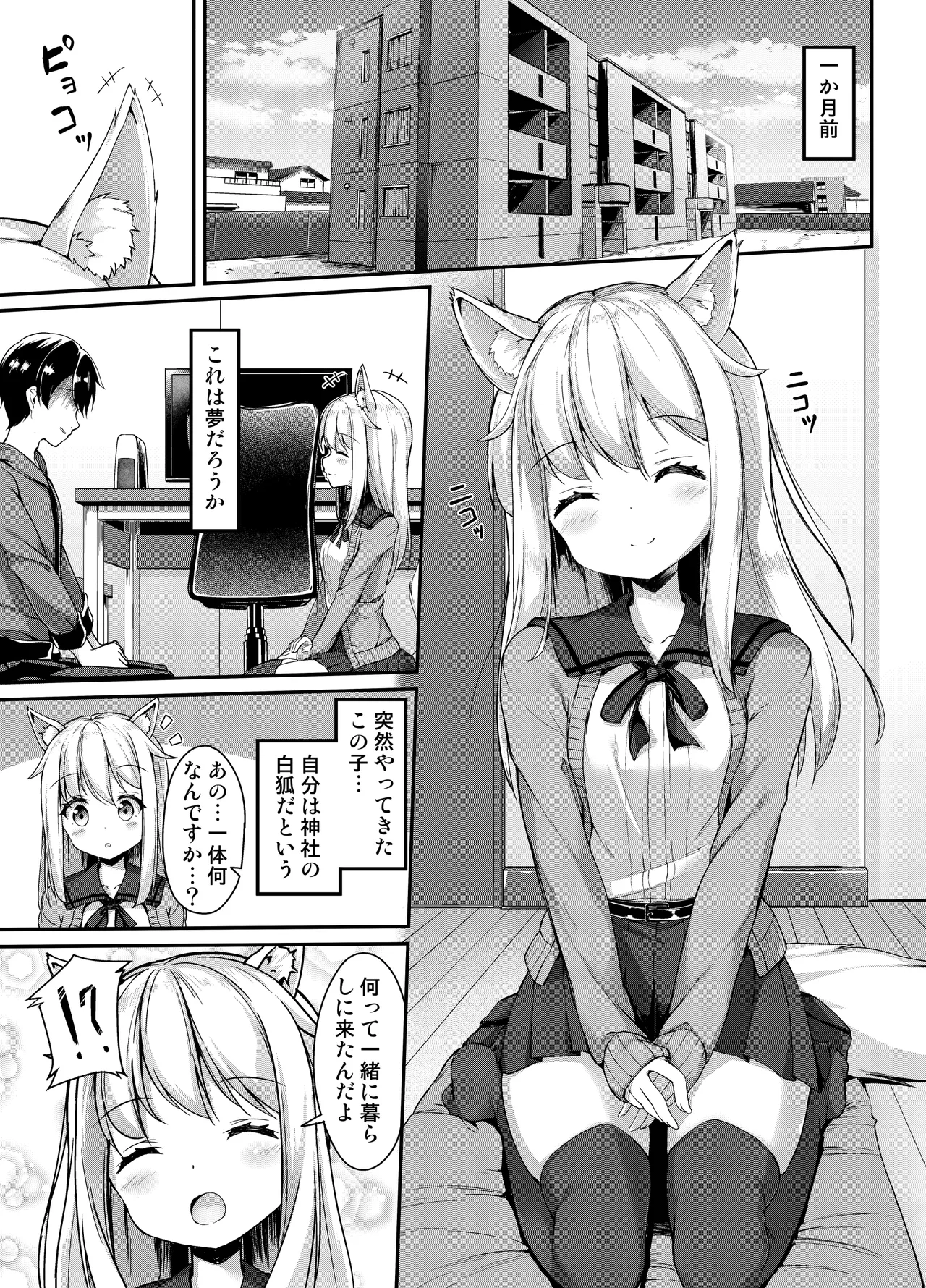 お狐様を縛りたい！！ トーン版 page 2 full