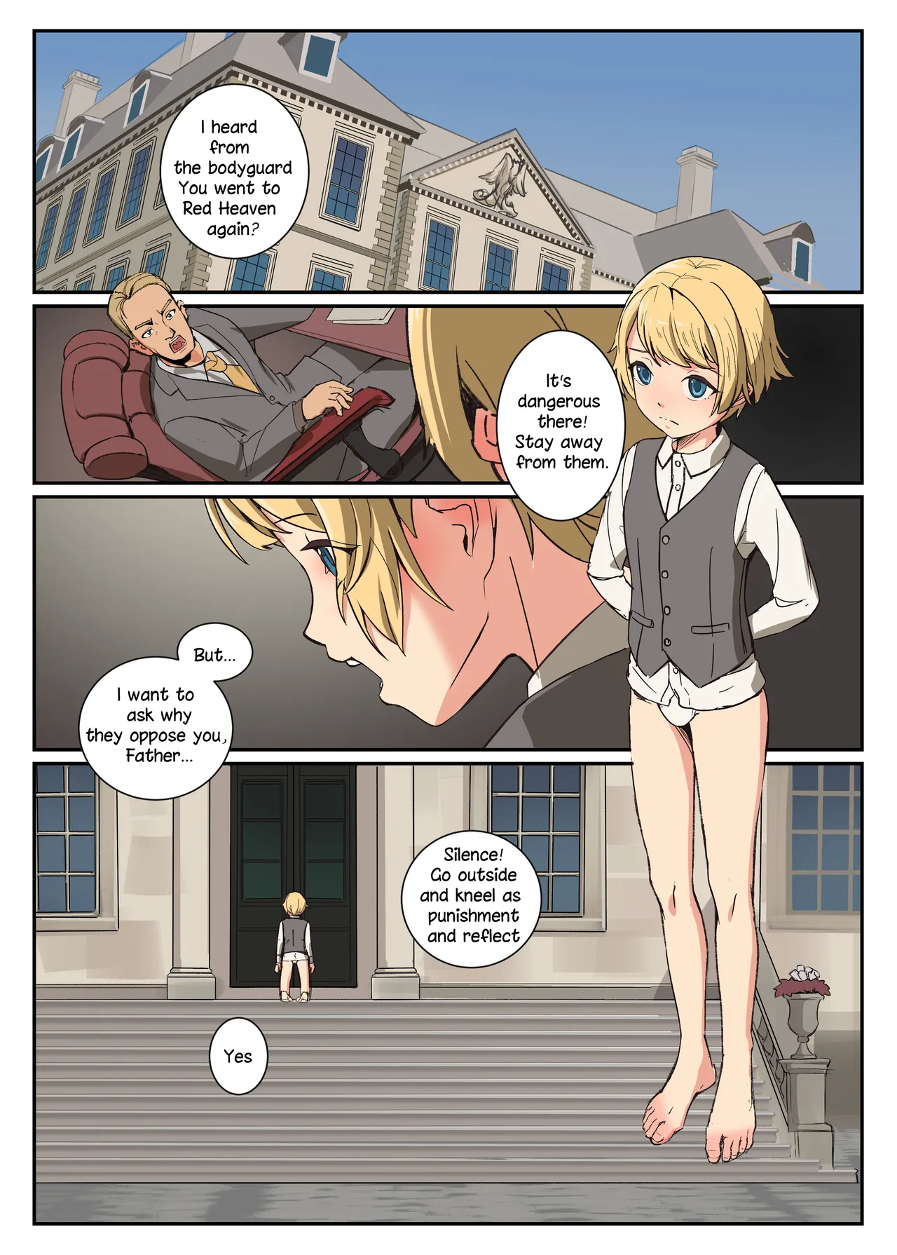 The Beginning of the Forced Smile!! The story before Ian enters the shop page 6 full