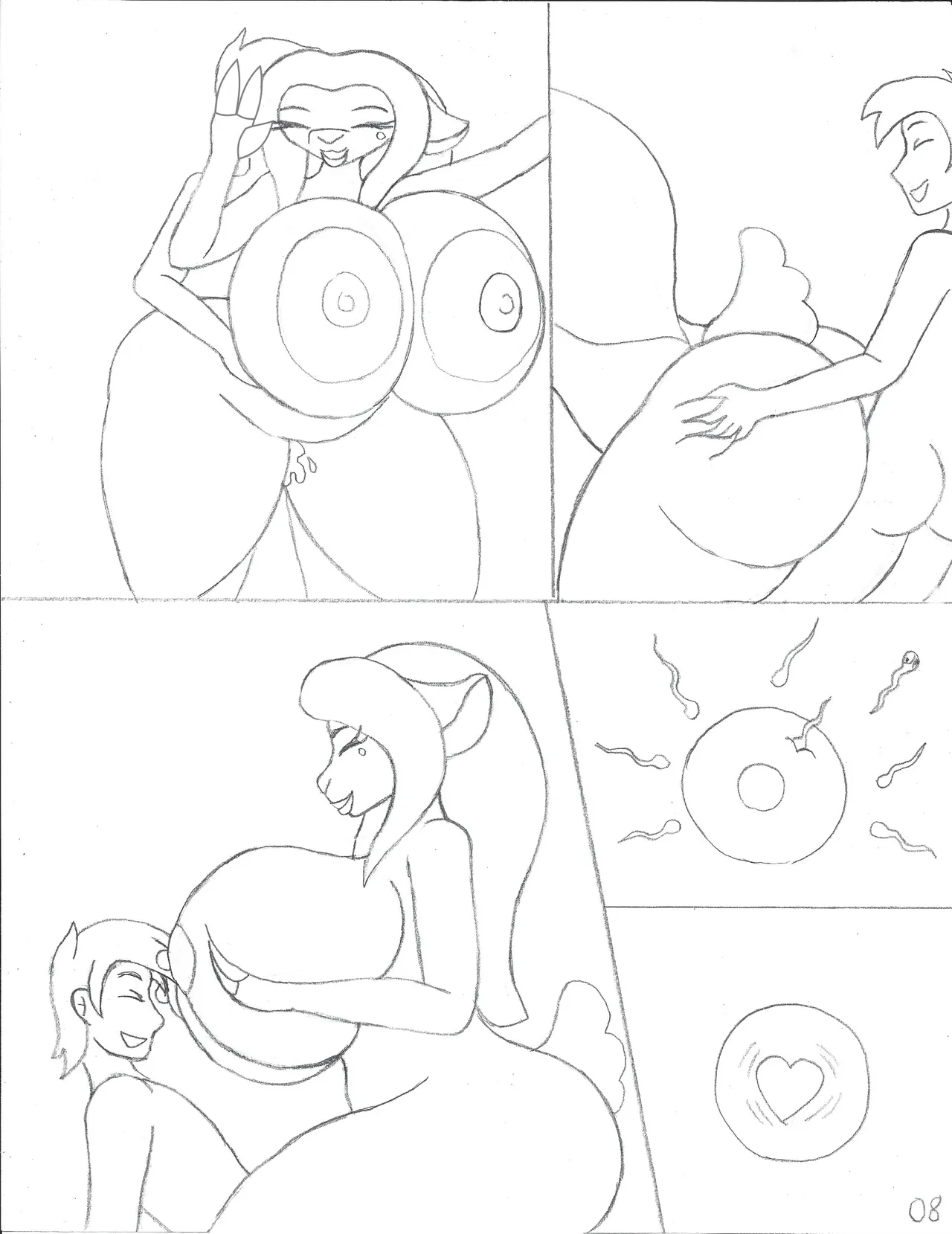 A Gross Overreaction + Isekai  Sketch Comic page 9 full