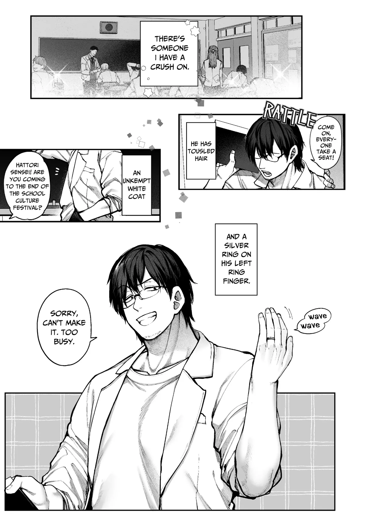 Mr. Hattori Doesn't Need A Girlfriend! ~he said love was a hassle, but his love is just too heavy~ page 2 full
