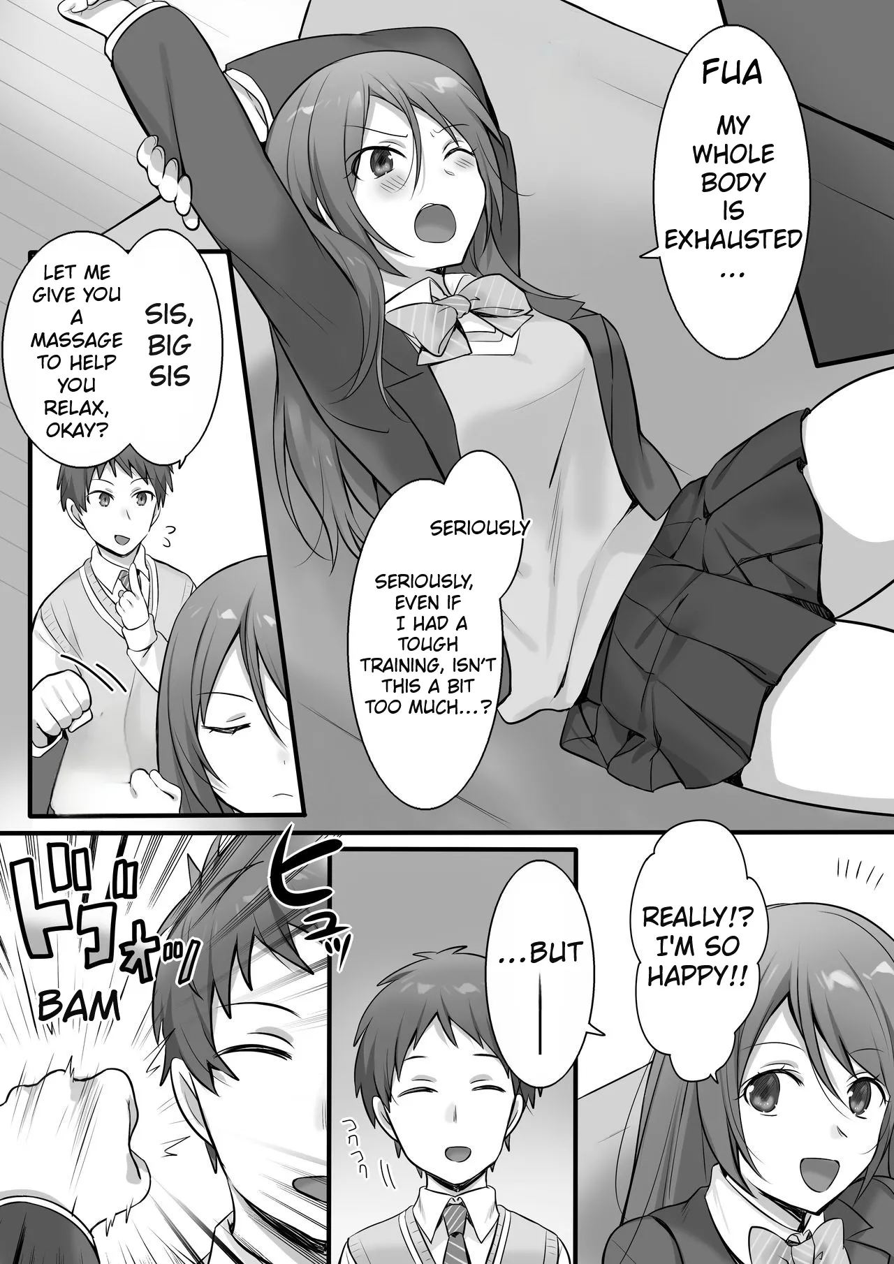 I Tried Giving a Sensual Massage to My Older Sister, Who’s Ranked #2 Nationwide in Karate - Ready to Be Killed for It. page 5 full