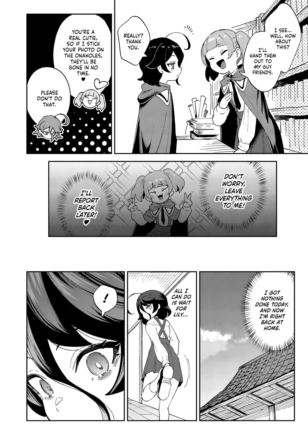 THE LITTLE ONAHOLE GIRL Den Lille Pige med Gummikusserne page 9 full