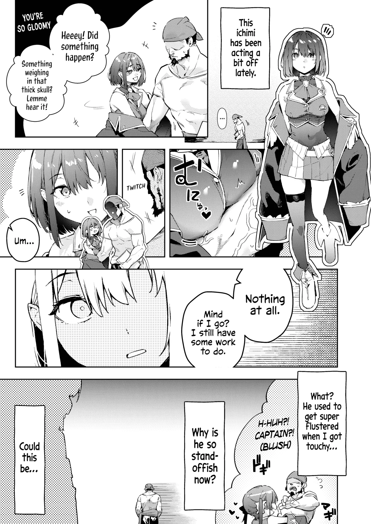 Senchou no Fuwatoro Muriyari Omurice | Eating Marine's Sweet & Fluffy Omurice By Force?! page 2 full