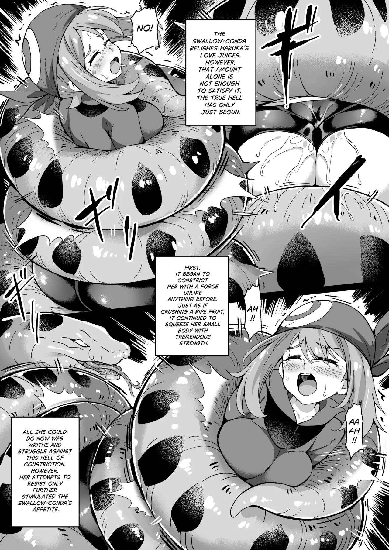 Hell Of Swallowed Comic One-Shot Haruka Vs Swallowconda page 3 full