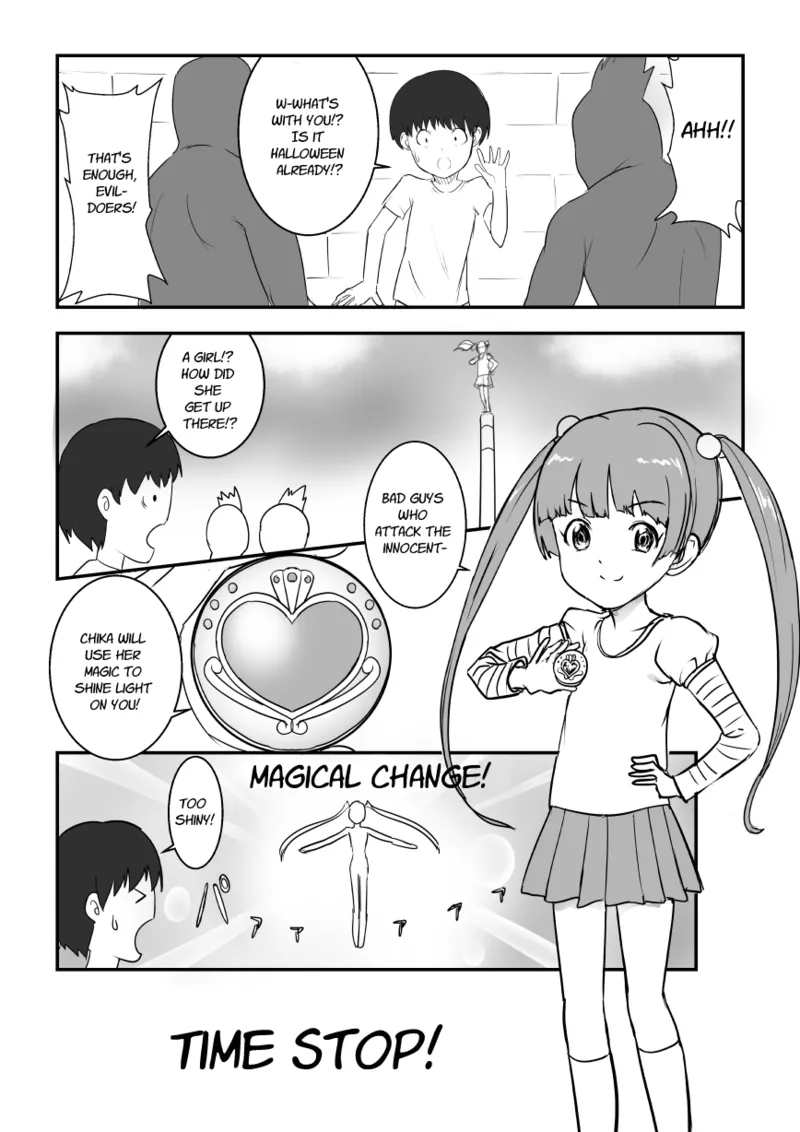 Mahou Shoujo Henshinchuu Jikan Teishi page 1 full