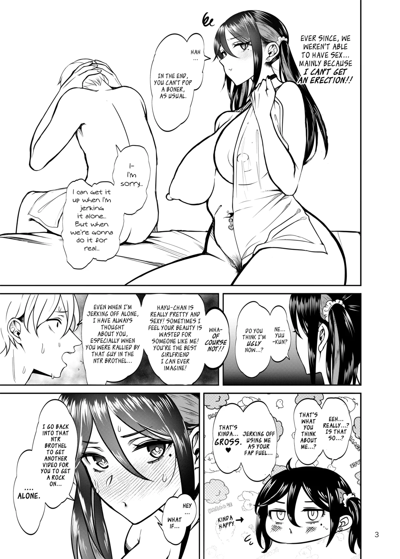 Kanojo o Netorase Fuuzoku ni Nante Tsurete-kun ja Nakatta 2 | I Shouldn't Have Taken My Girlfriend to an NTR Brothel! 2 page 4 full