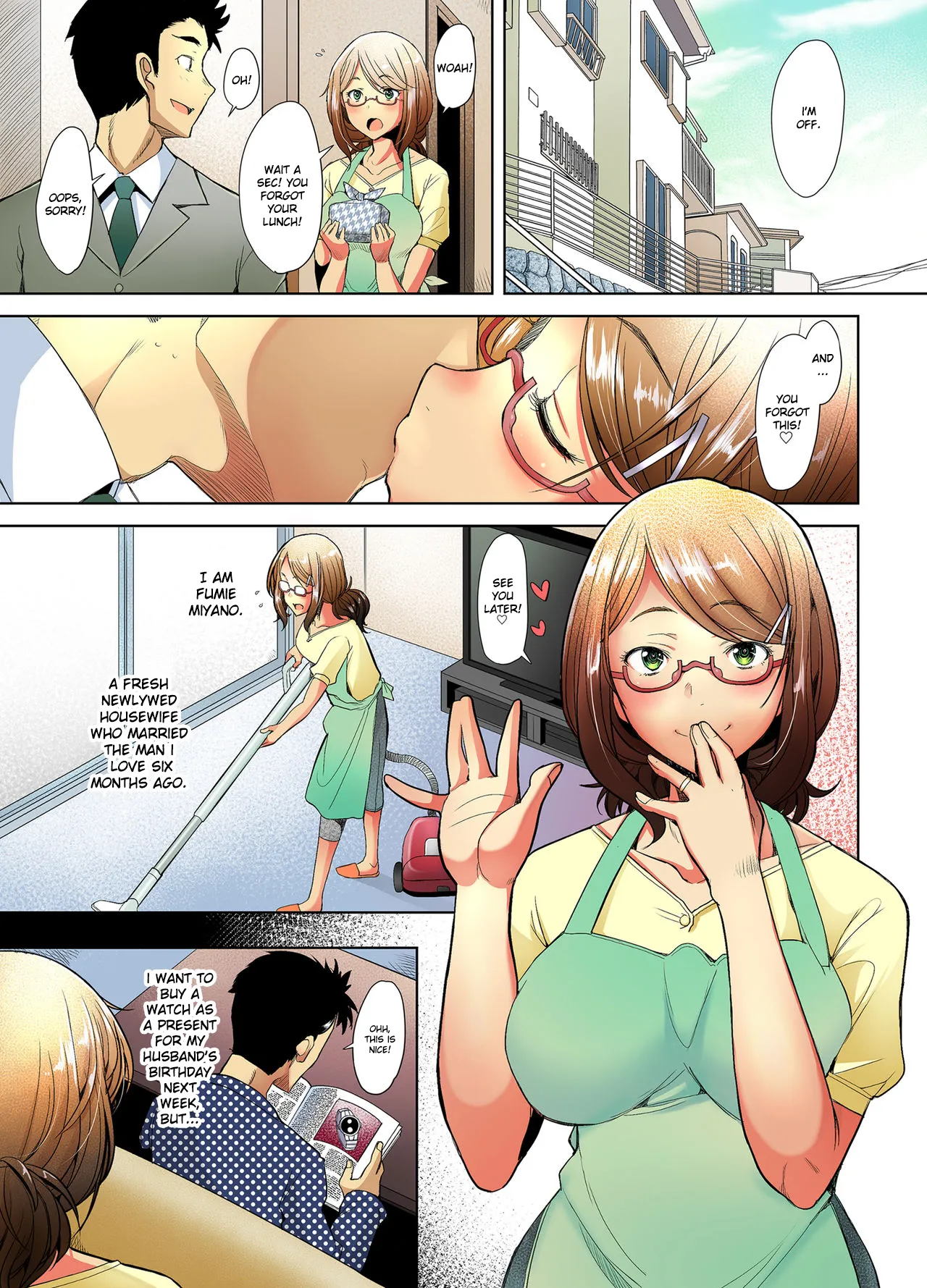 Papakatsu Shitara Namahame Sareta Wakazuma JK Hensou Hen | The Young Wife Who Got Fucked Raw After Trying Sugar Dating: High School Girl Disguise Arc page 4 full