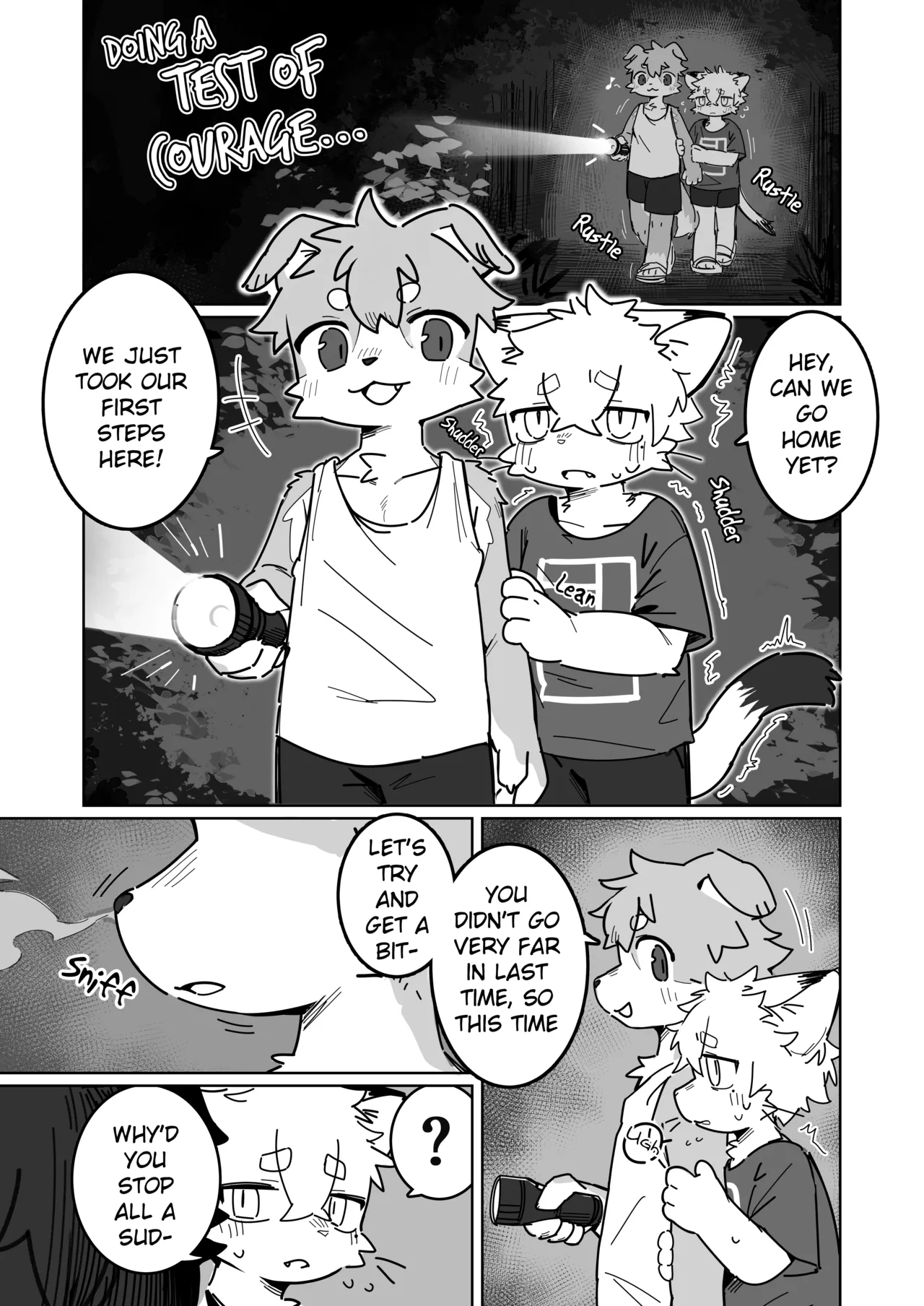 Doing a Test of Courage page 1 full