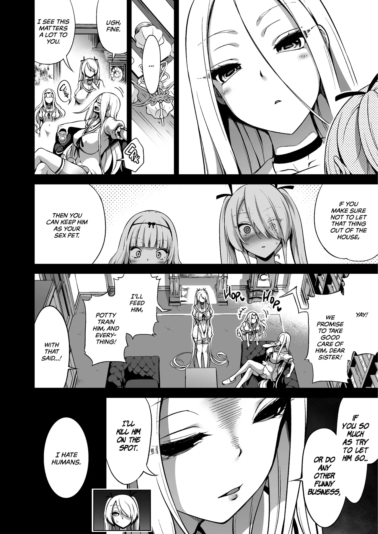 Hands-On Draining with Three Succubus Sisters 3 page 10 full