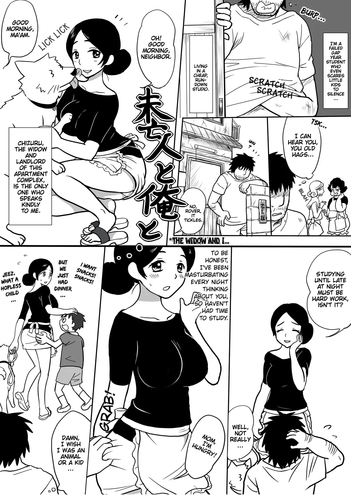 The Widow and I... page 1 full